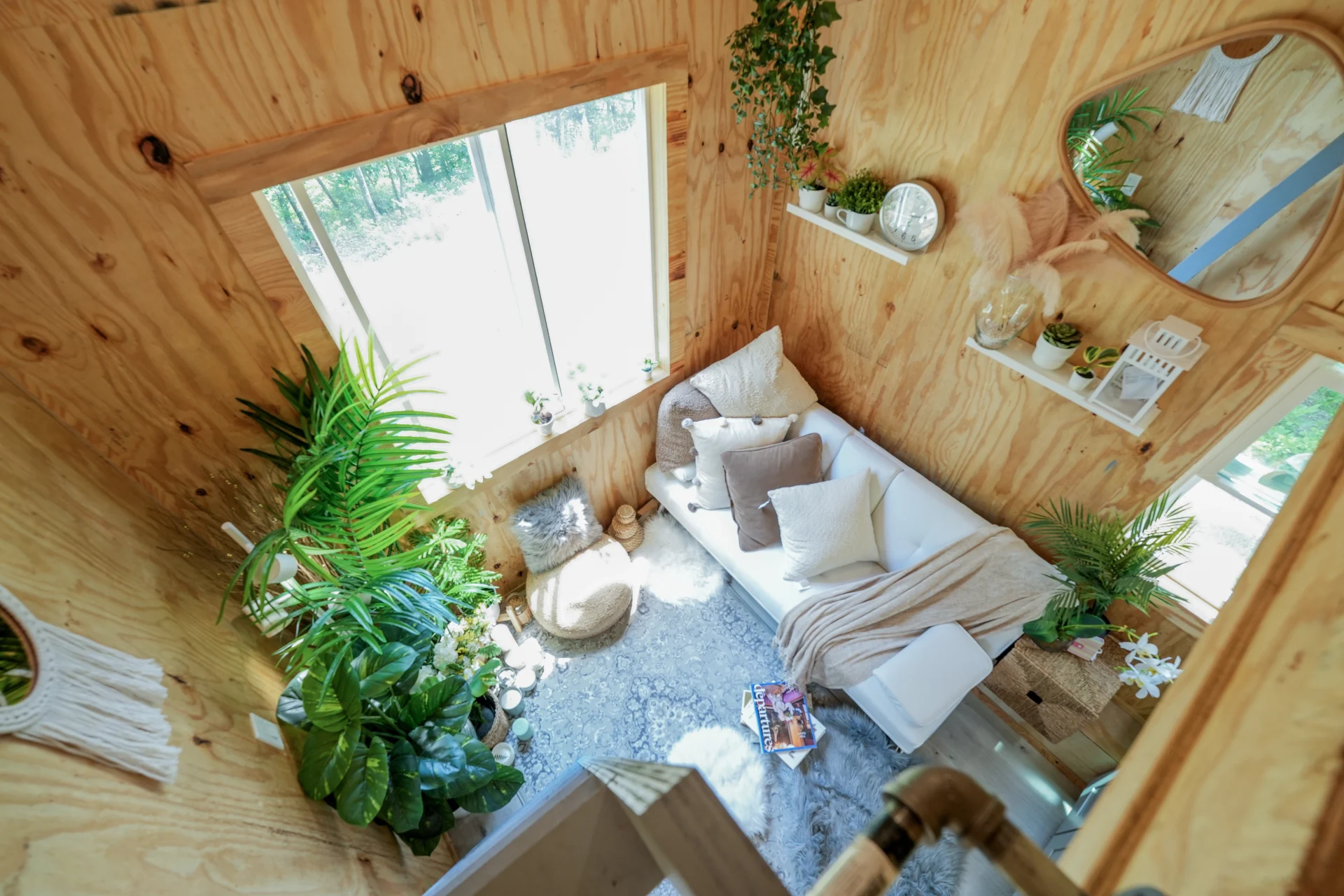 salon tiny house 13m2