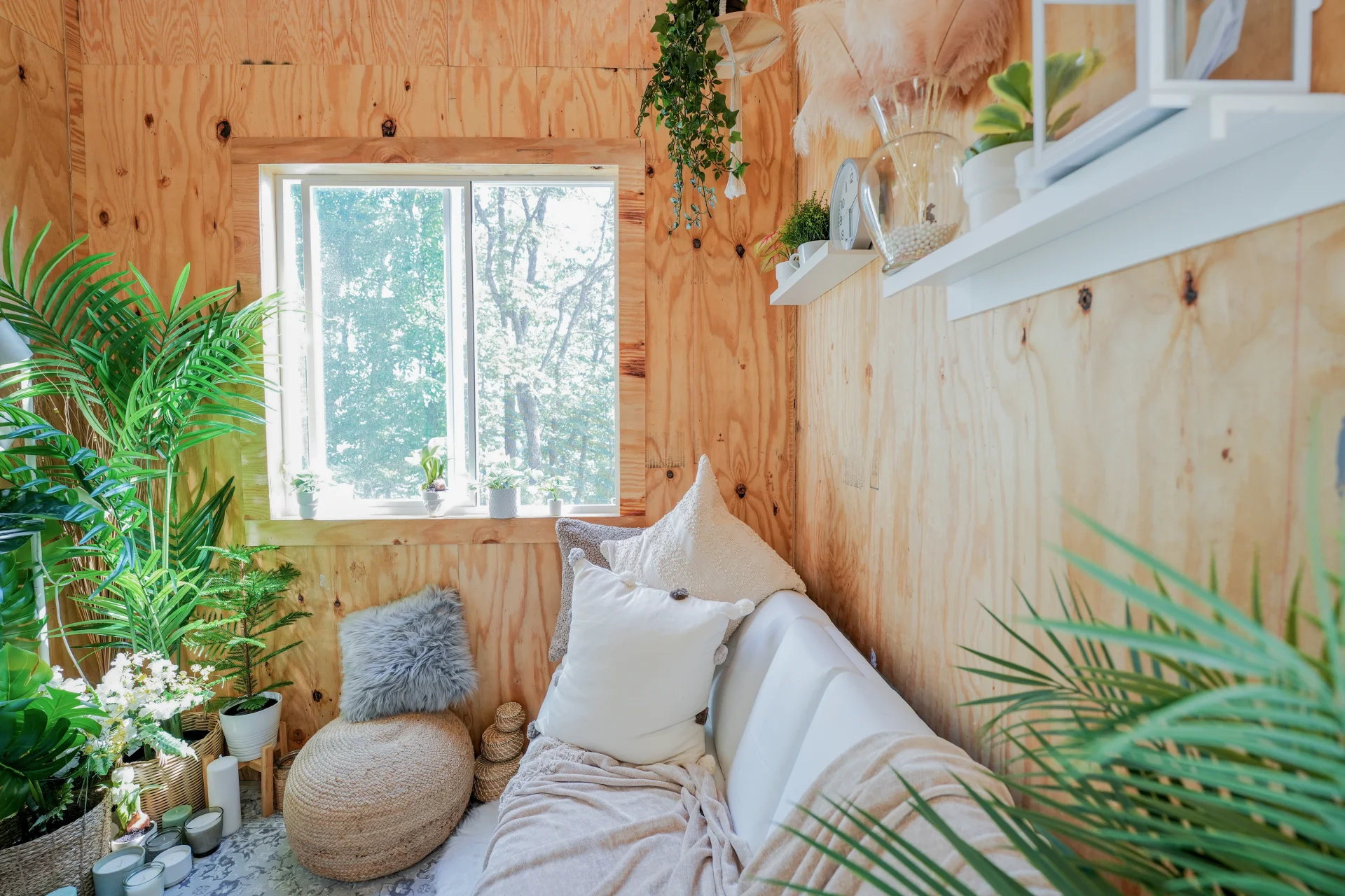 salon tiny house 13m2