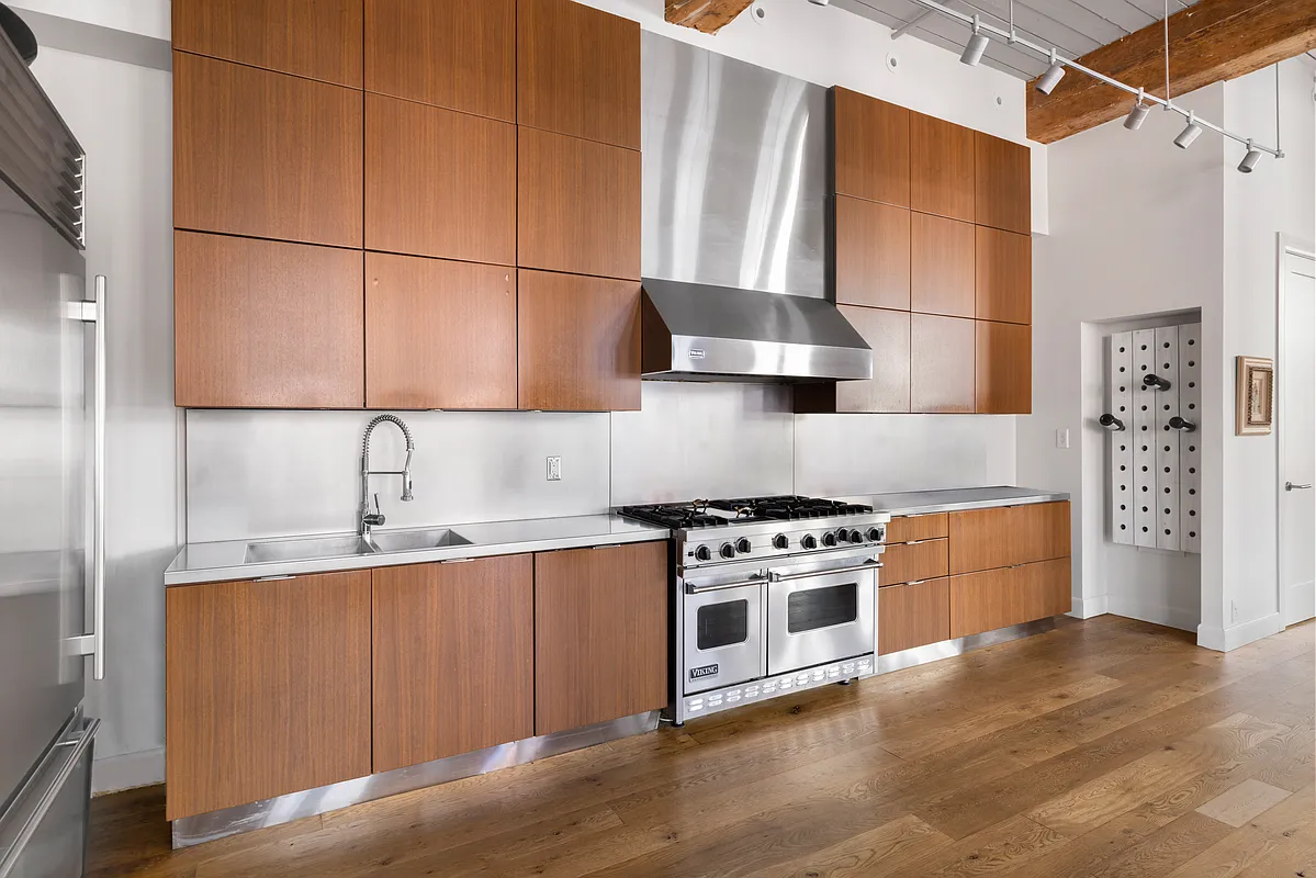 cuisine bois et inox