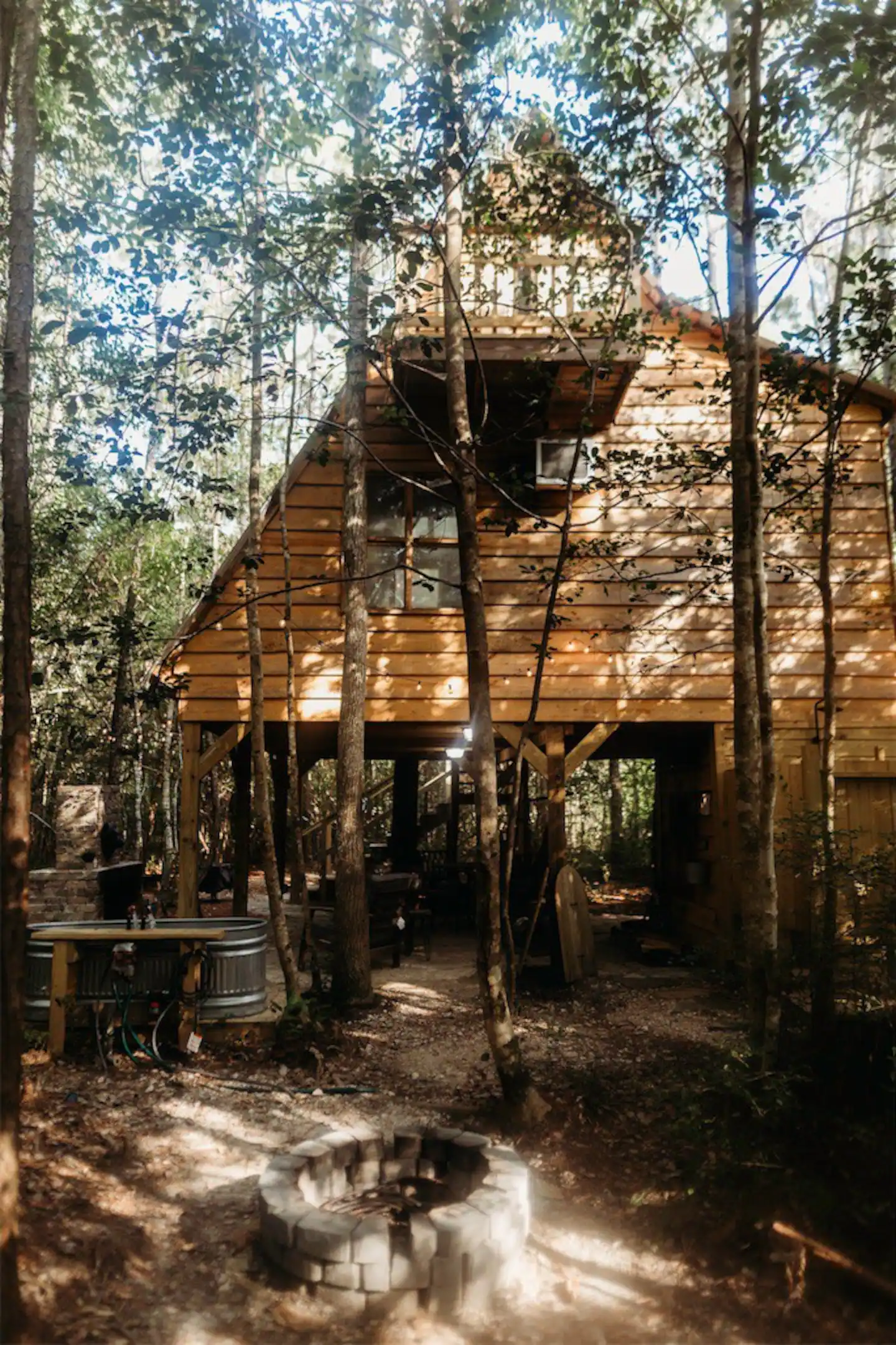 maison A-Frame en bois