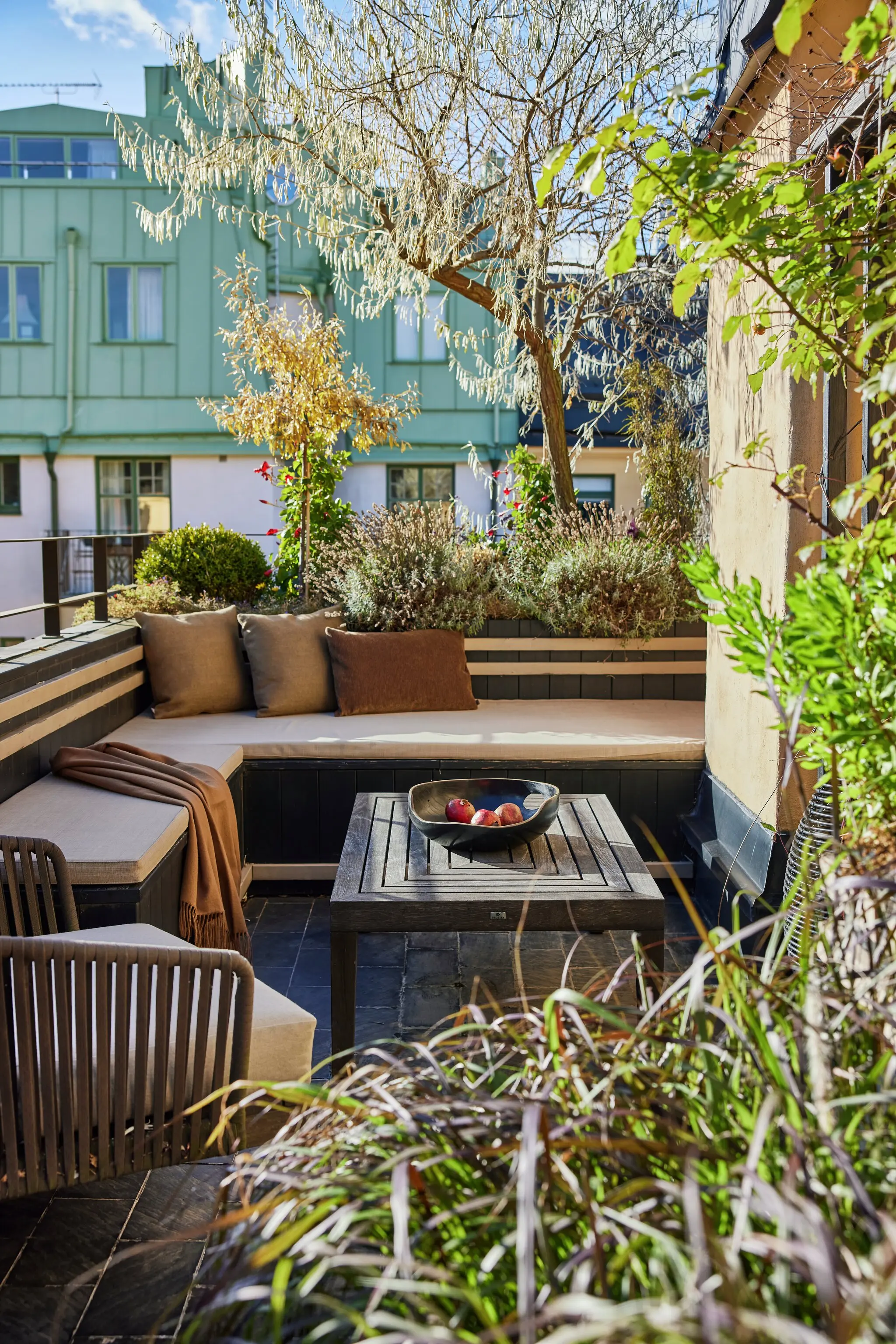 terrasse appartement décoration contemporaine Slettvoll