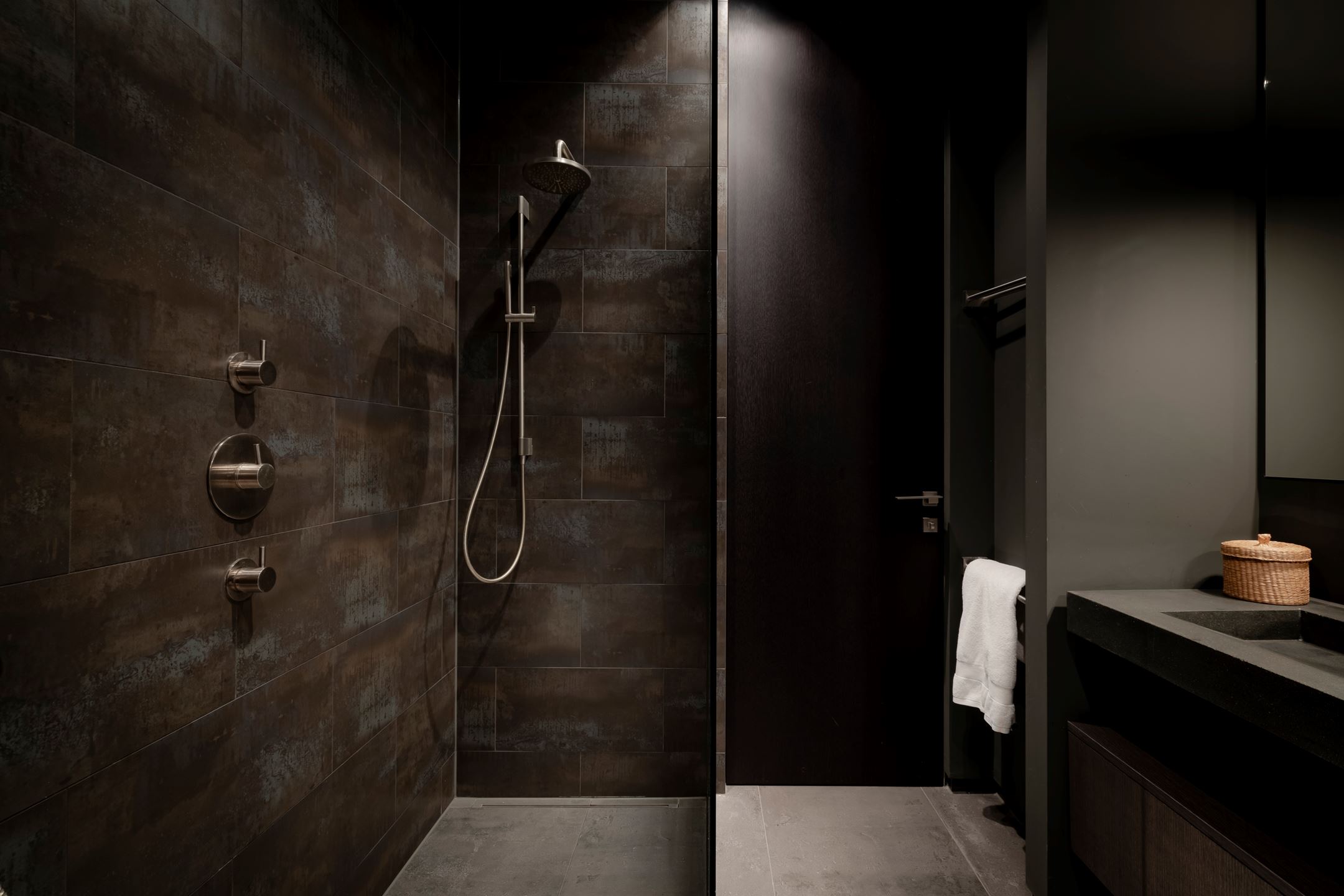 salle de bain noire salle de bain noire