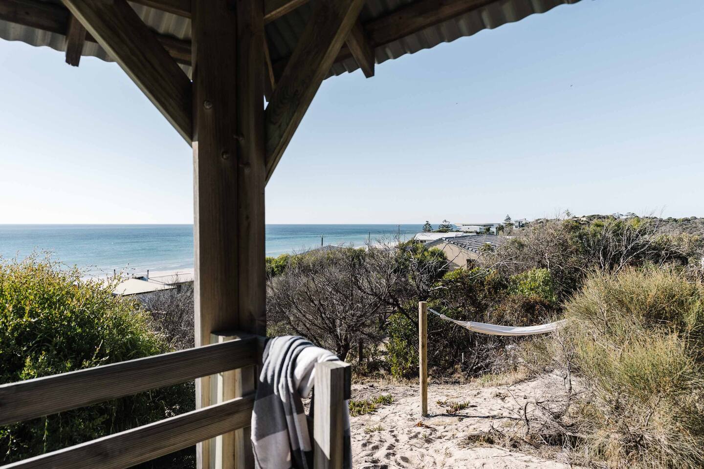 terrasse vue mer maison de plage Australie Kestrels Nest
