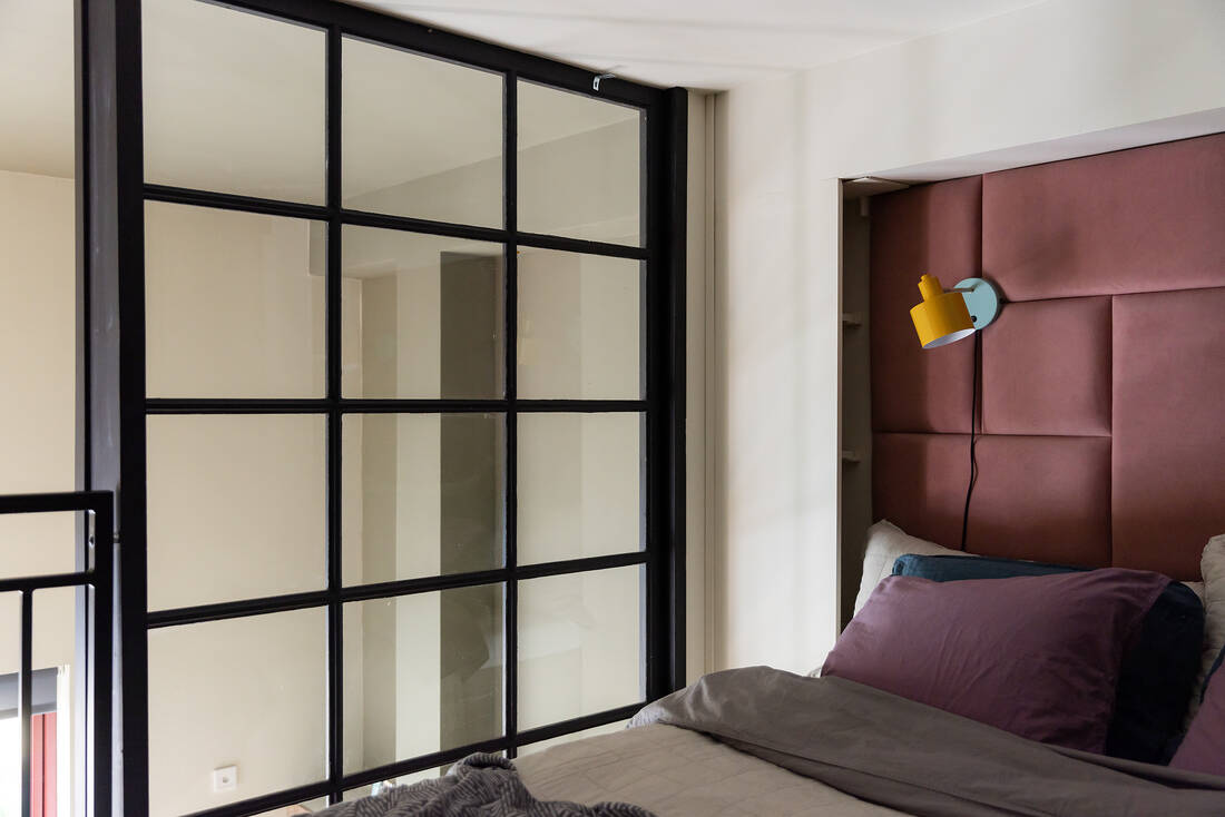 chambre avec verrière