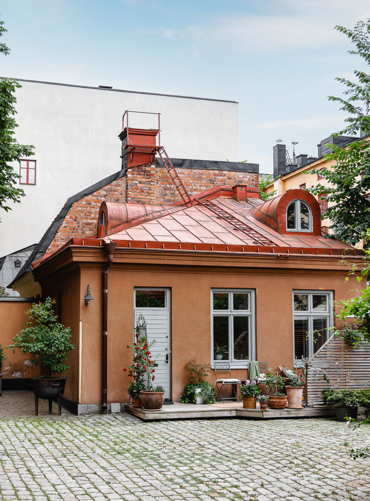 maison de ville 54m2 dans cour pavée