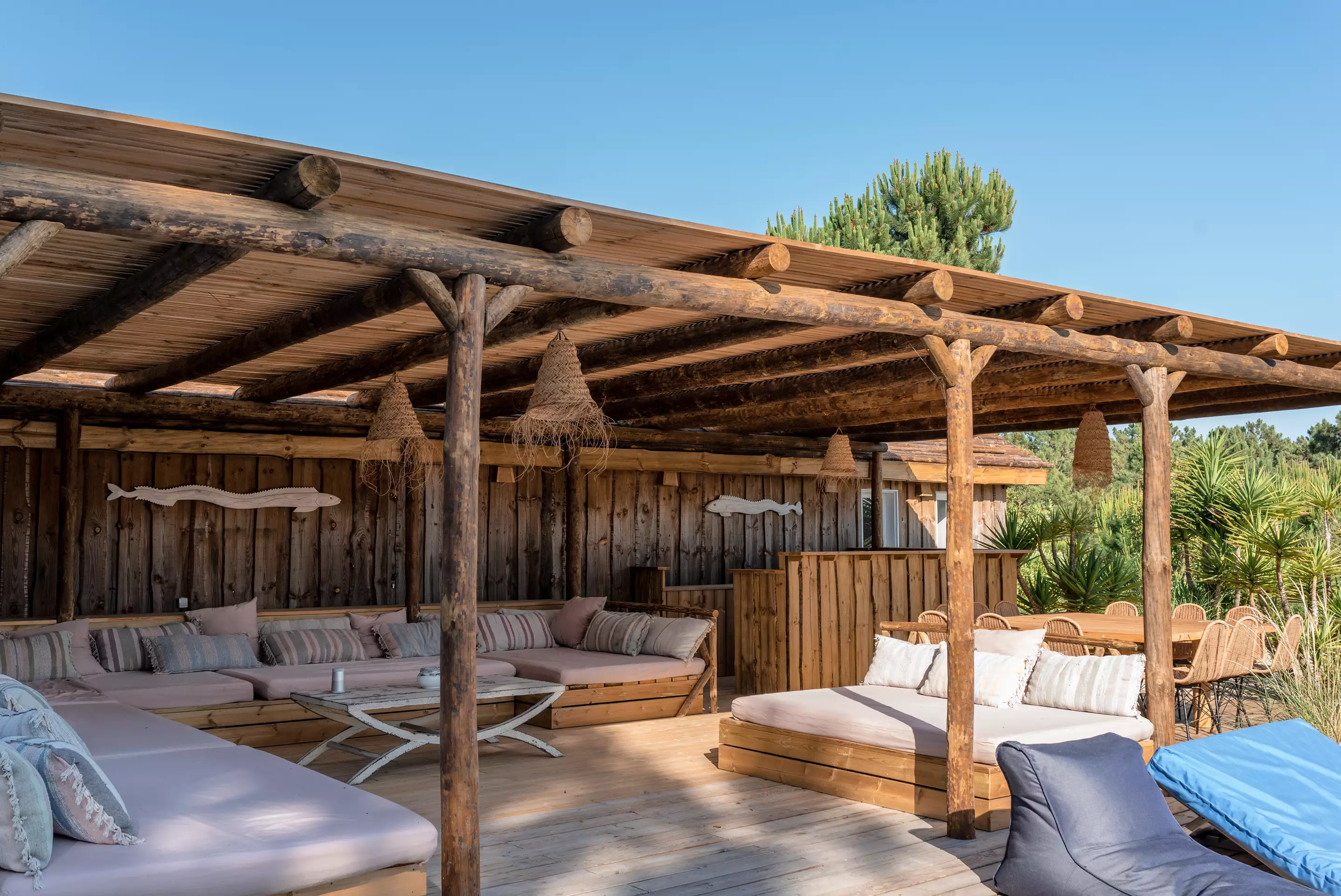 terrasse avec pergola bois maison Comporta terrasse avec pergola bois maison Comporta