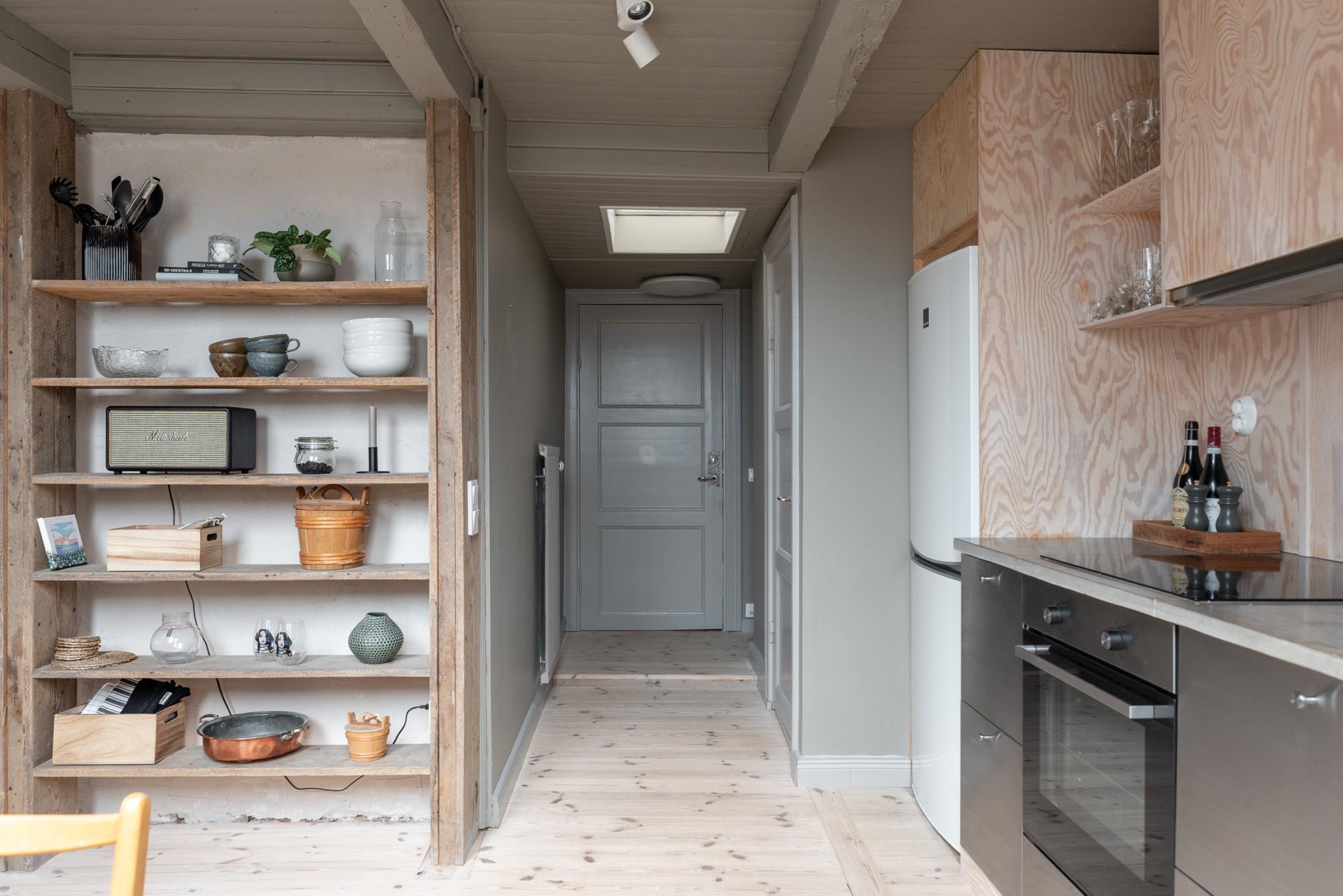 cuisine et entrée décoration scandinave deux-pièces 56m2 cuisine et entrée décoration scandinave deux-pièces 56m2
