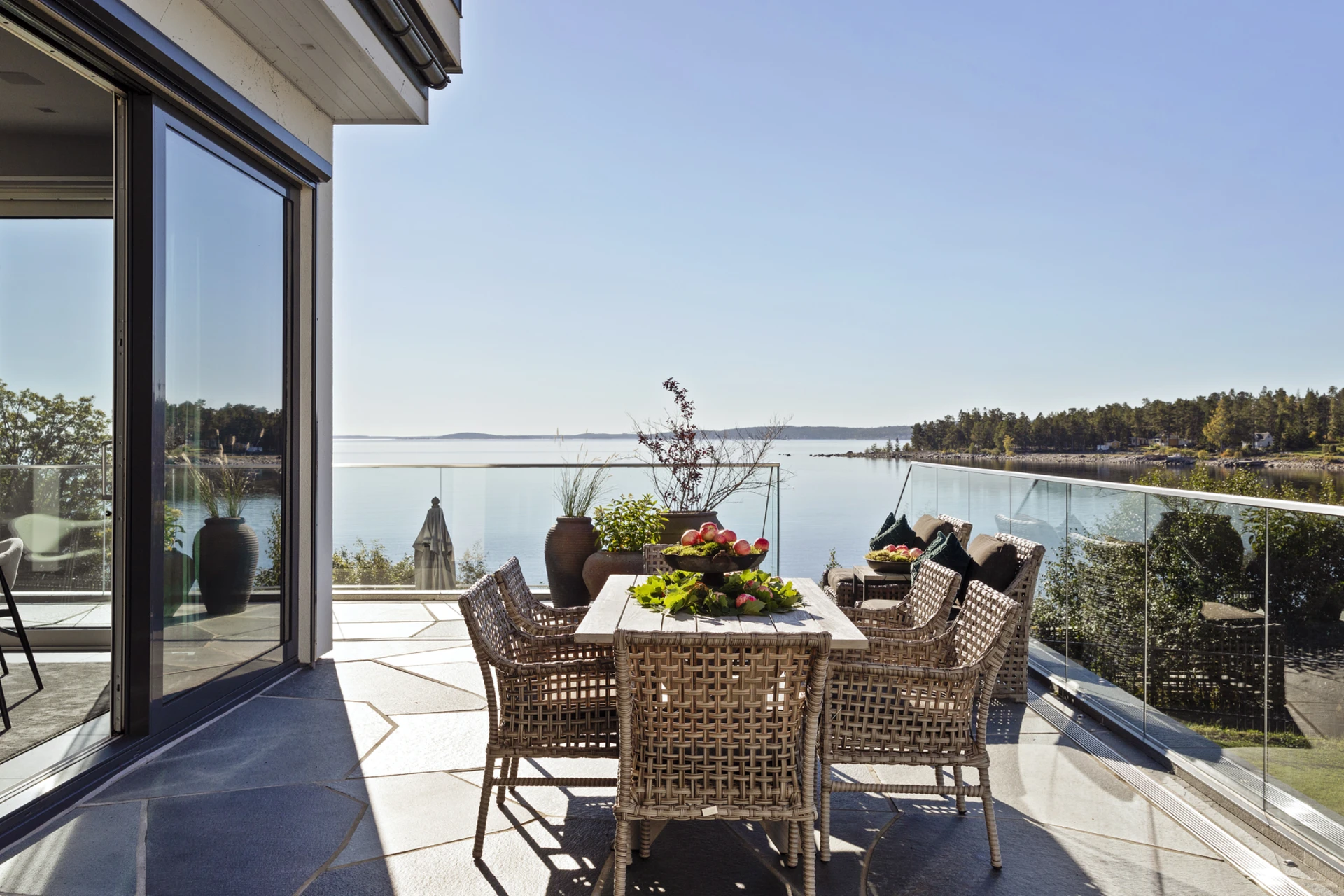 terrasse maison contemporaine