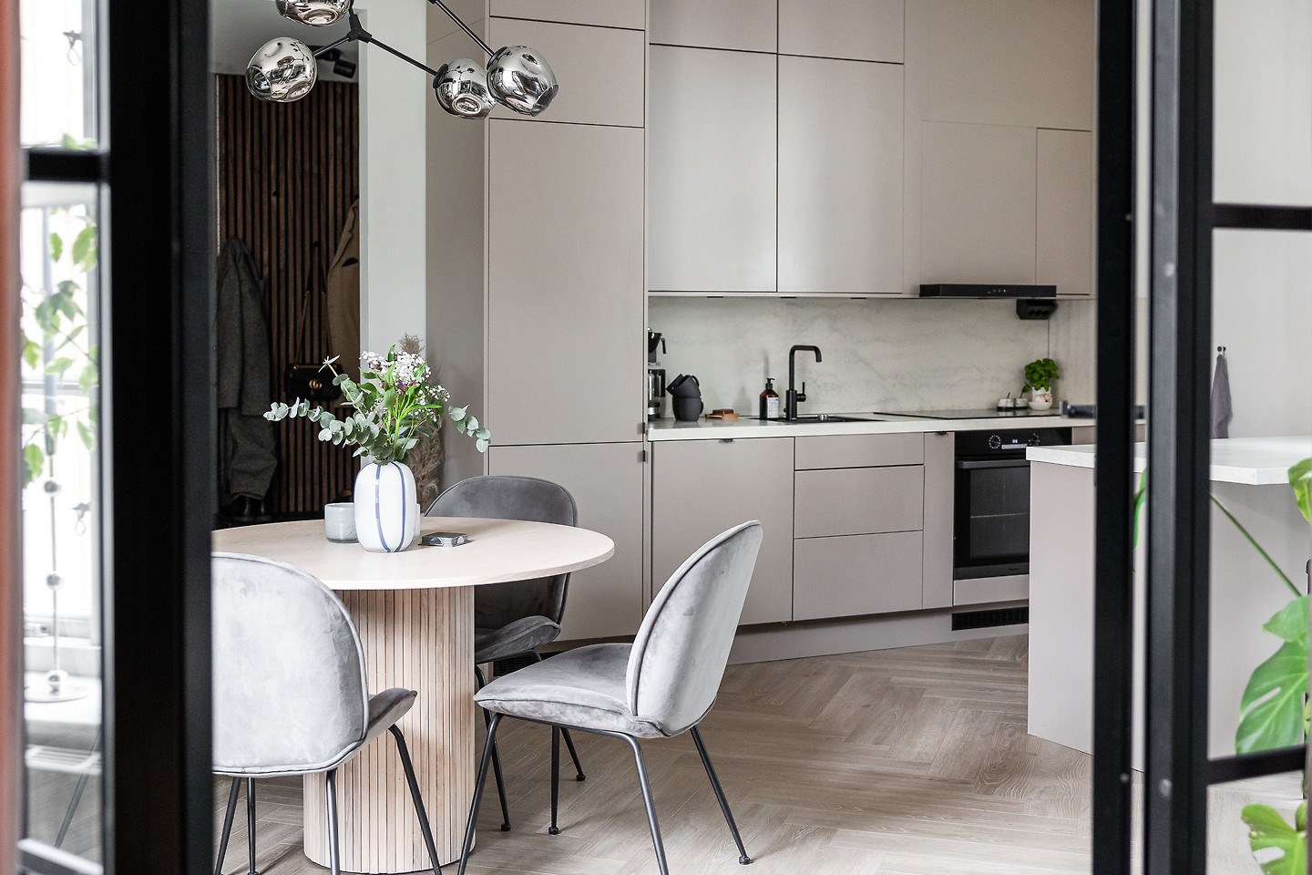 salle à manger et cuisine appartement 50m2