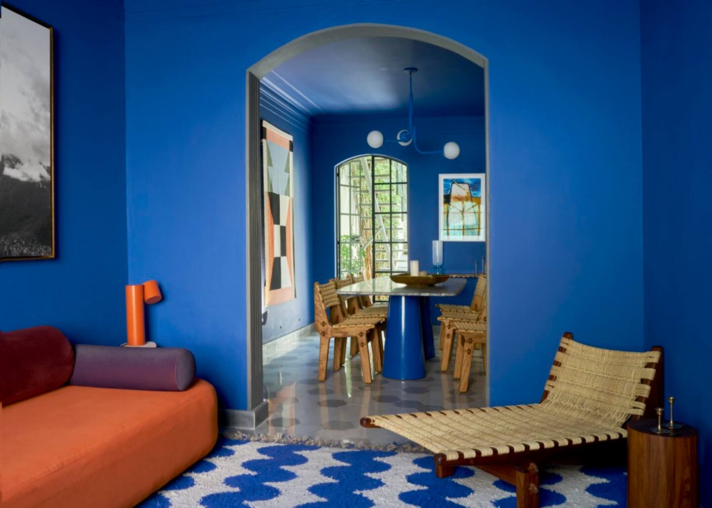 salon décoration colorée Galeria Yautepec