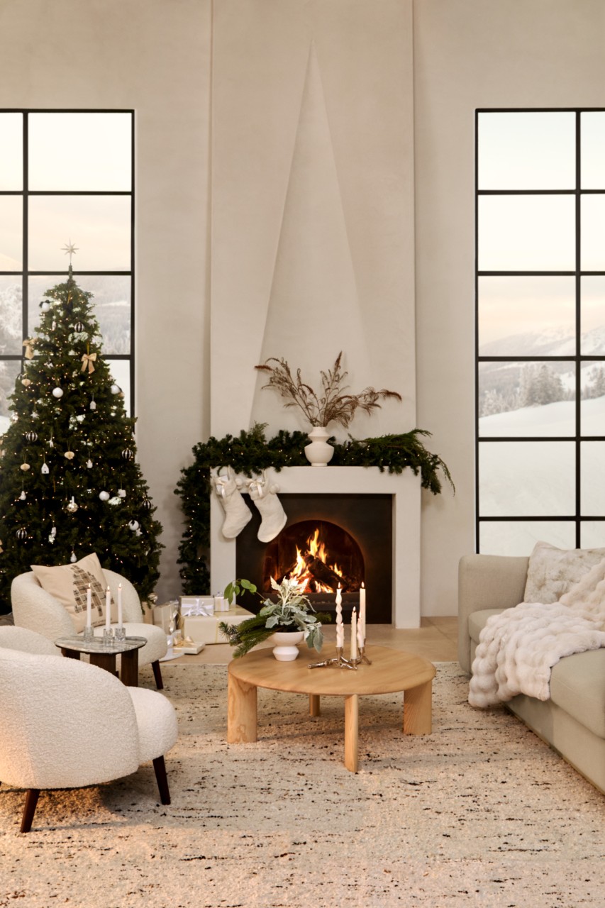 salon décoration Noël 2024 H&M Home