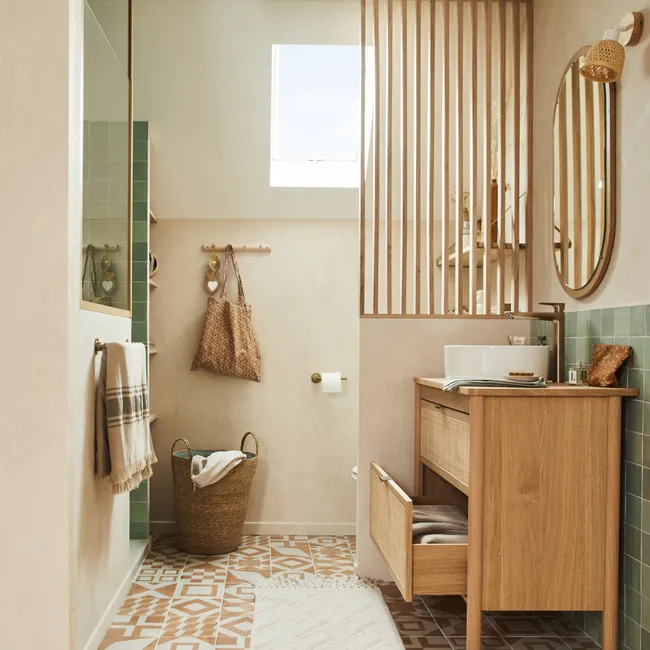 salle de bain naturelle