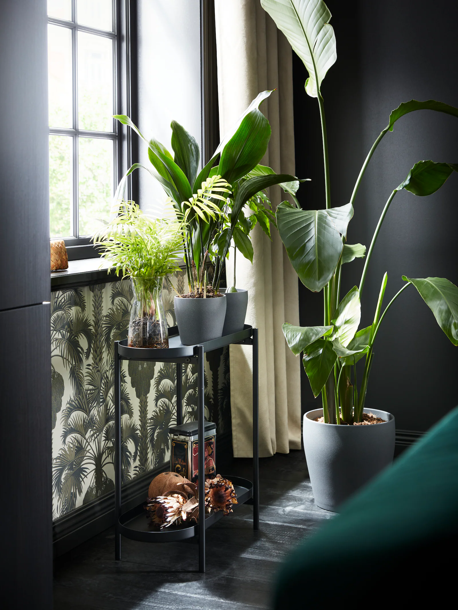 porte plantes métal noir porte plantes métal noir