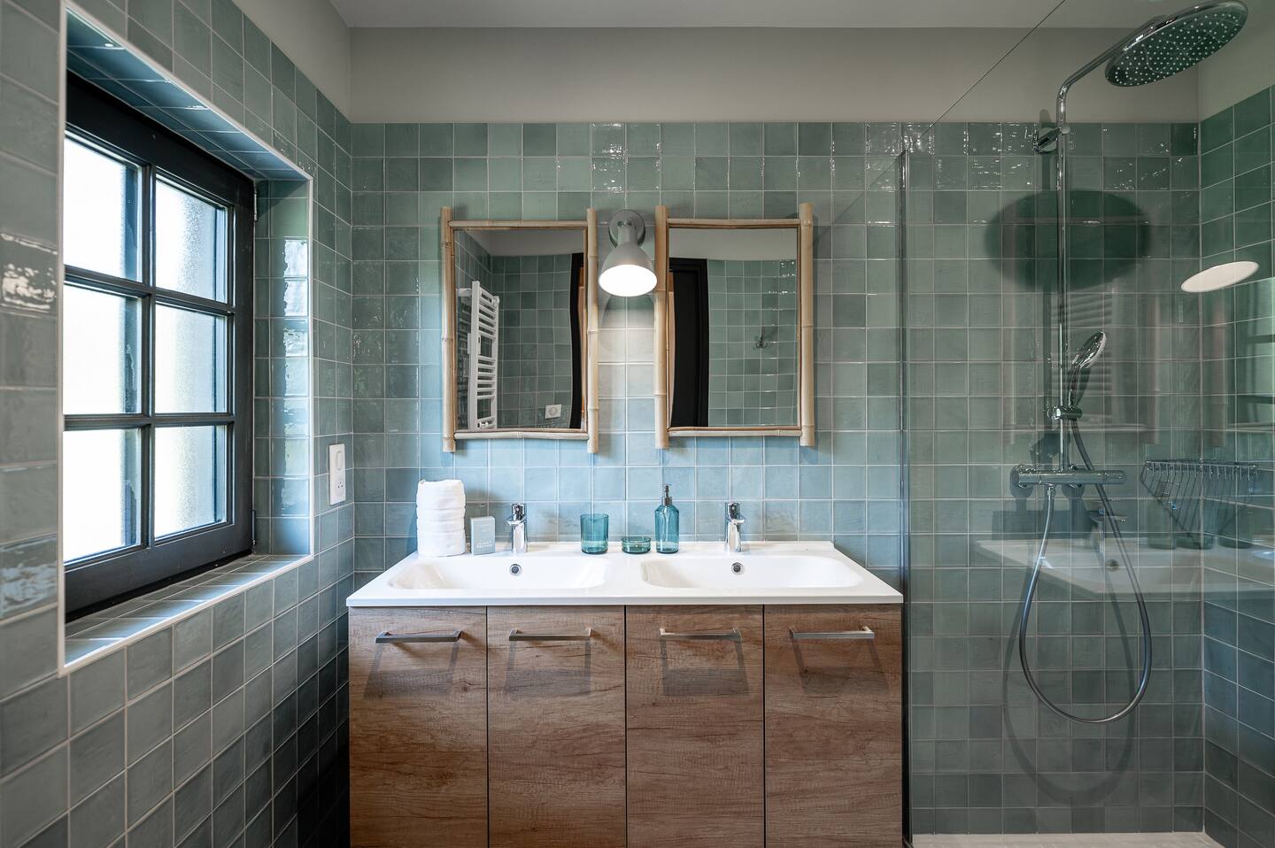 salle de bain bleue salle de bain bleue