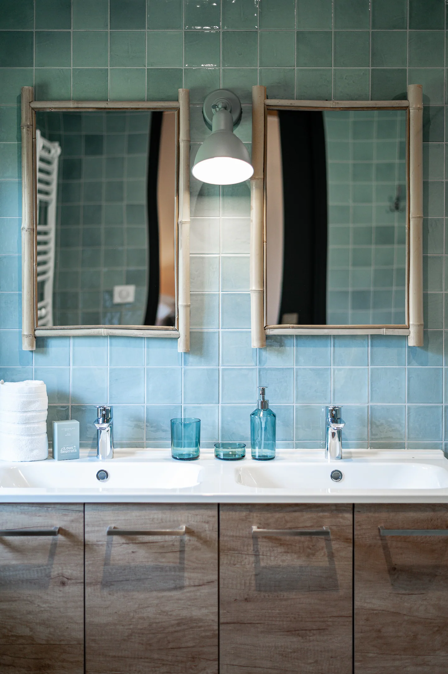 salle de bain bleu vert salle de bain bleu vert