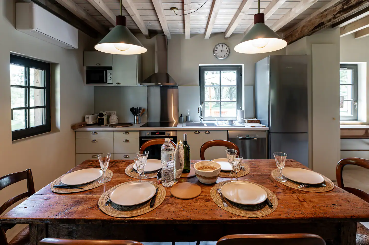 cuisine rustique chic avec poutres cuisine rustique chic avec poutres