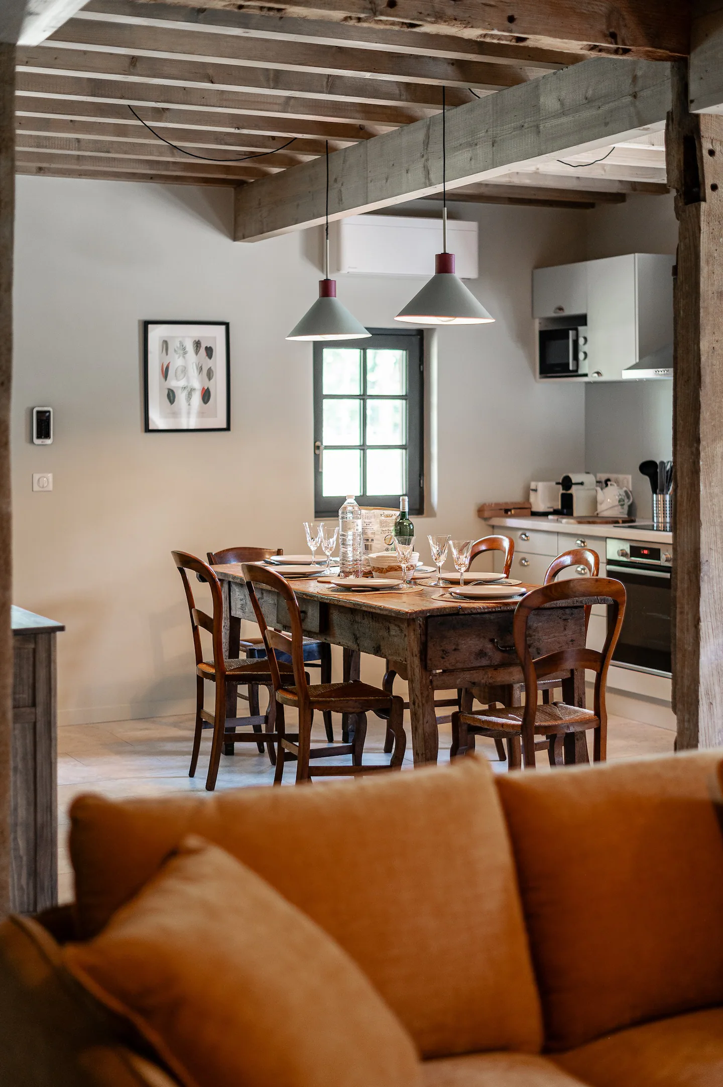 cuisine rustique chic avec poutres cuisine rustique chic avec poutres