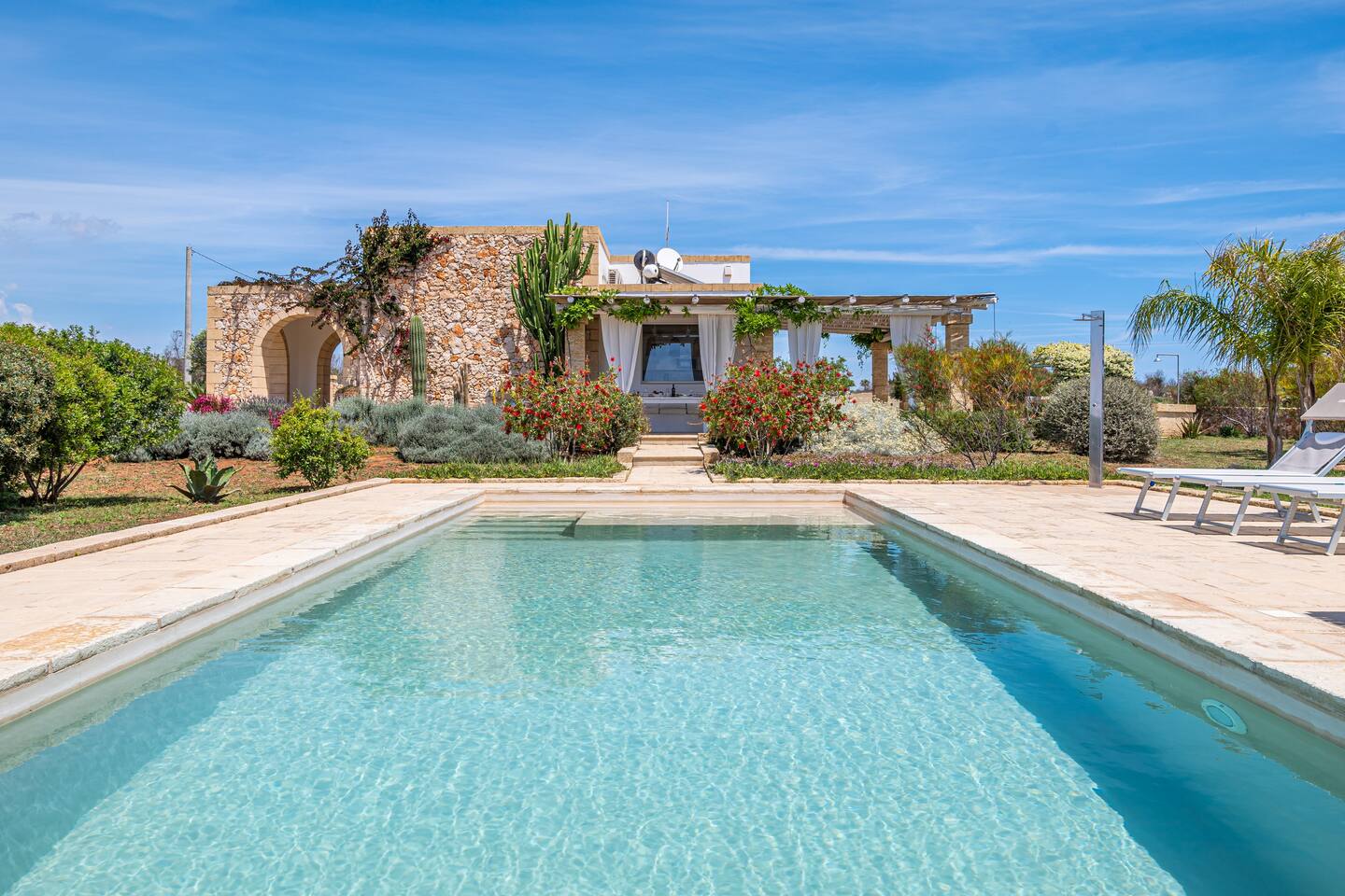 maison en pierres villa Leukos Salento