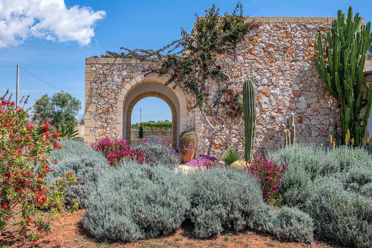 maison en pierres villa Leukos Salento