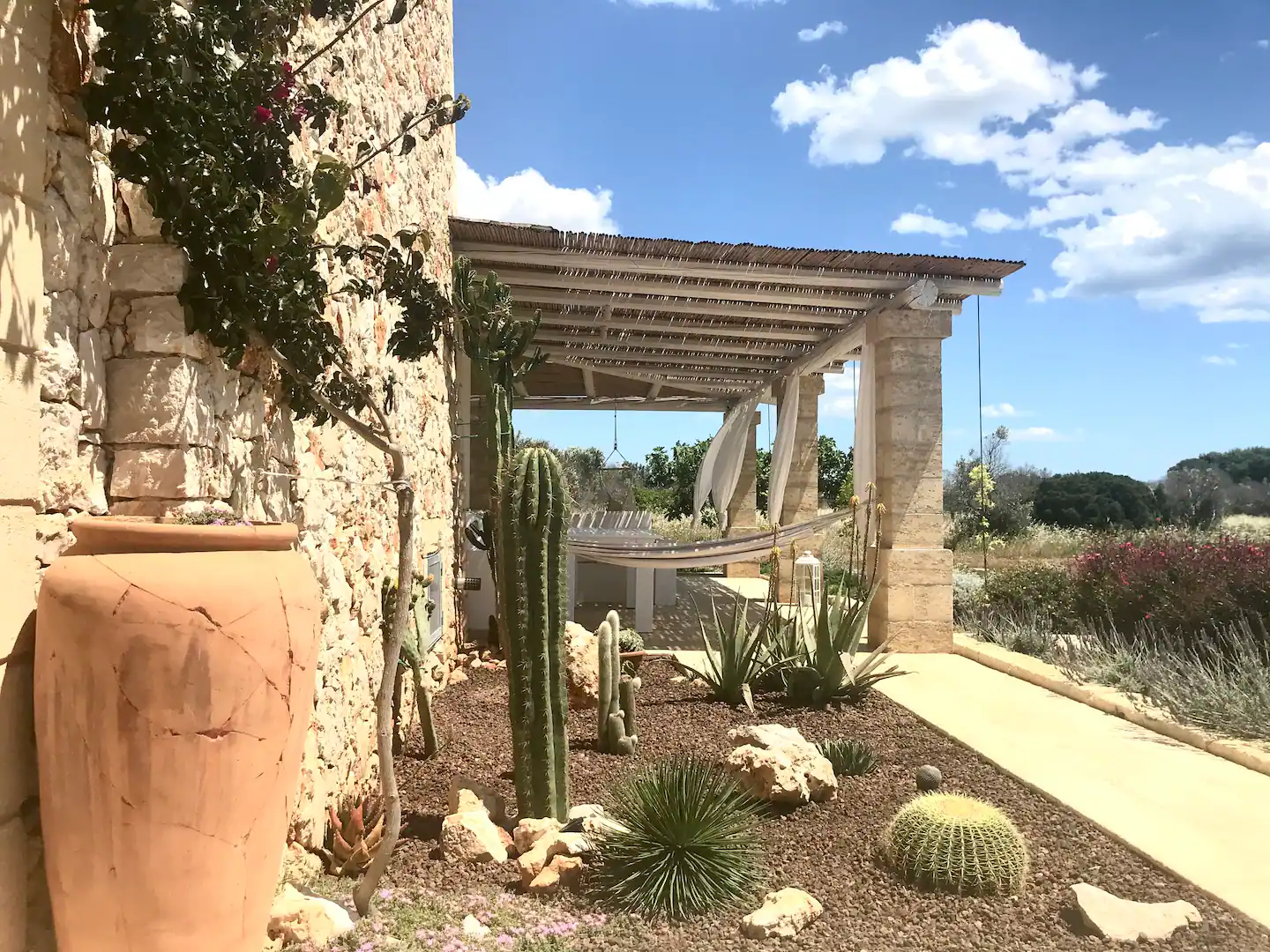 maison en pierres villa Leukos Salento