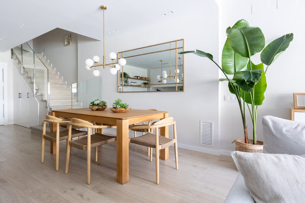 salle à manger décoration contemporaine