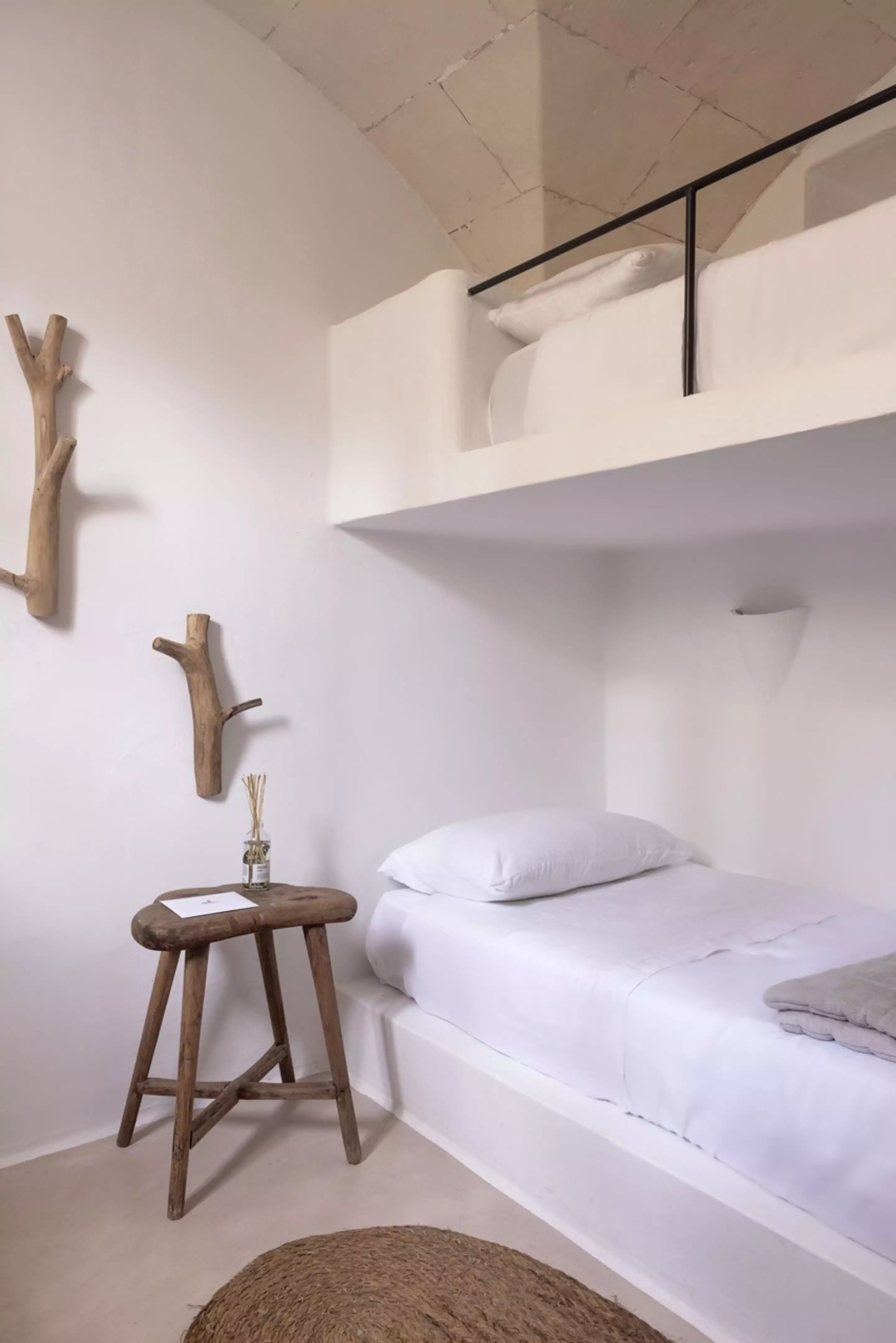 chambre lits superposés maçonnés villa Camox chambre lits superposés maçonnés villa Camox