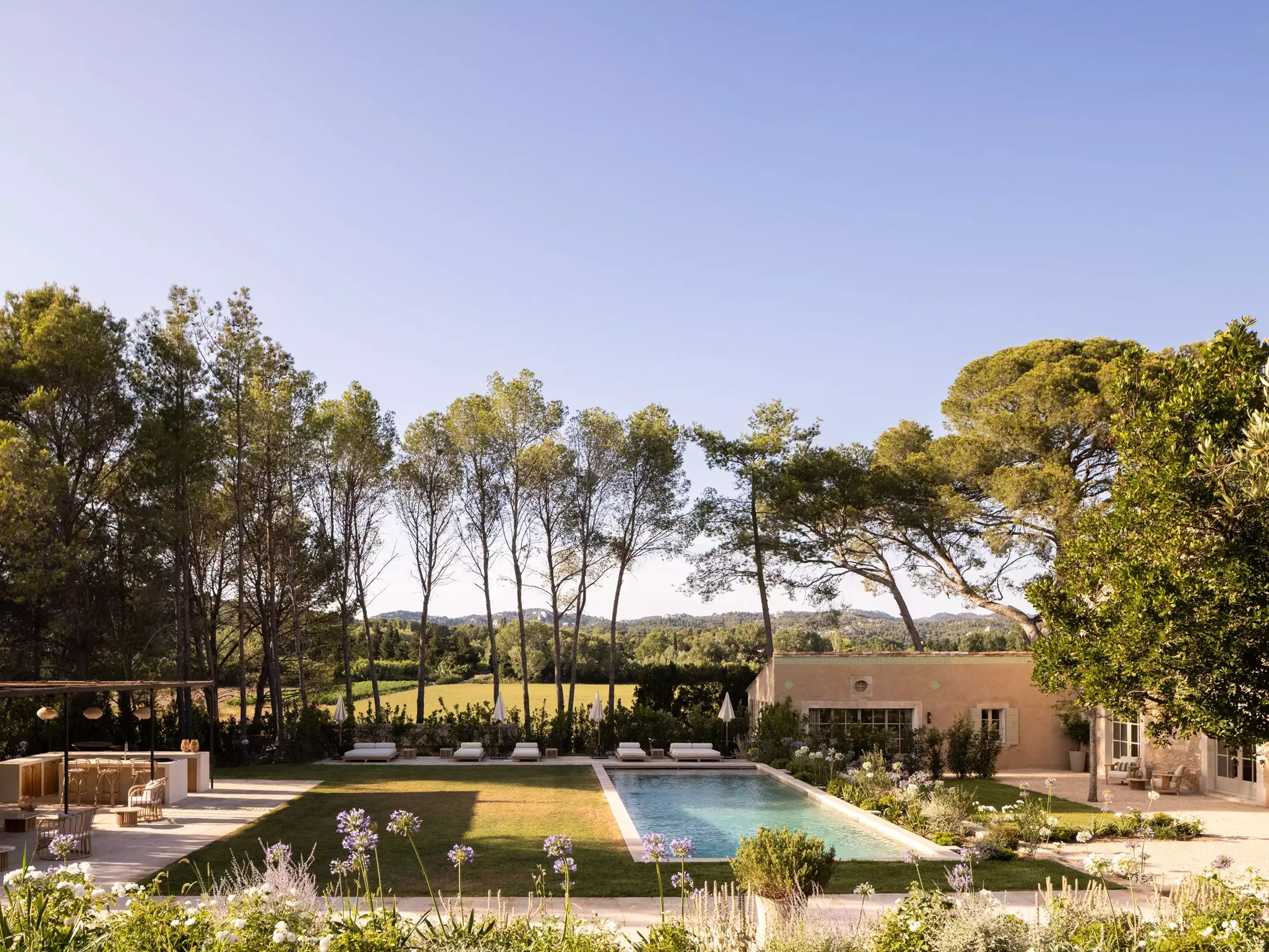 piscine maison en pierres Provence