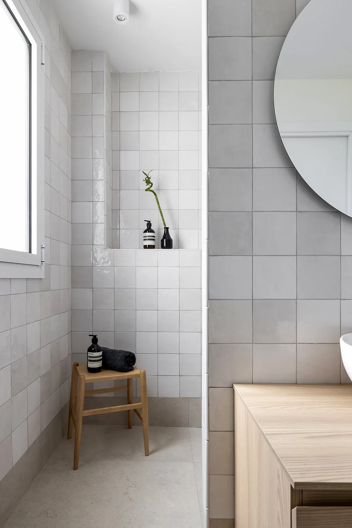 salle de bain avec zelliges blanches salle de bain avec zelliges blanches