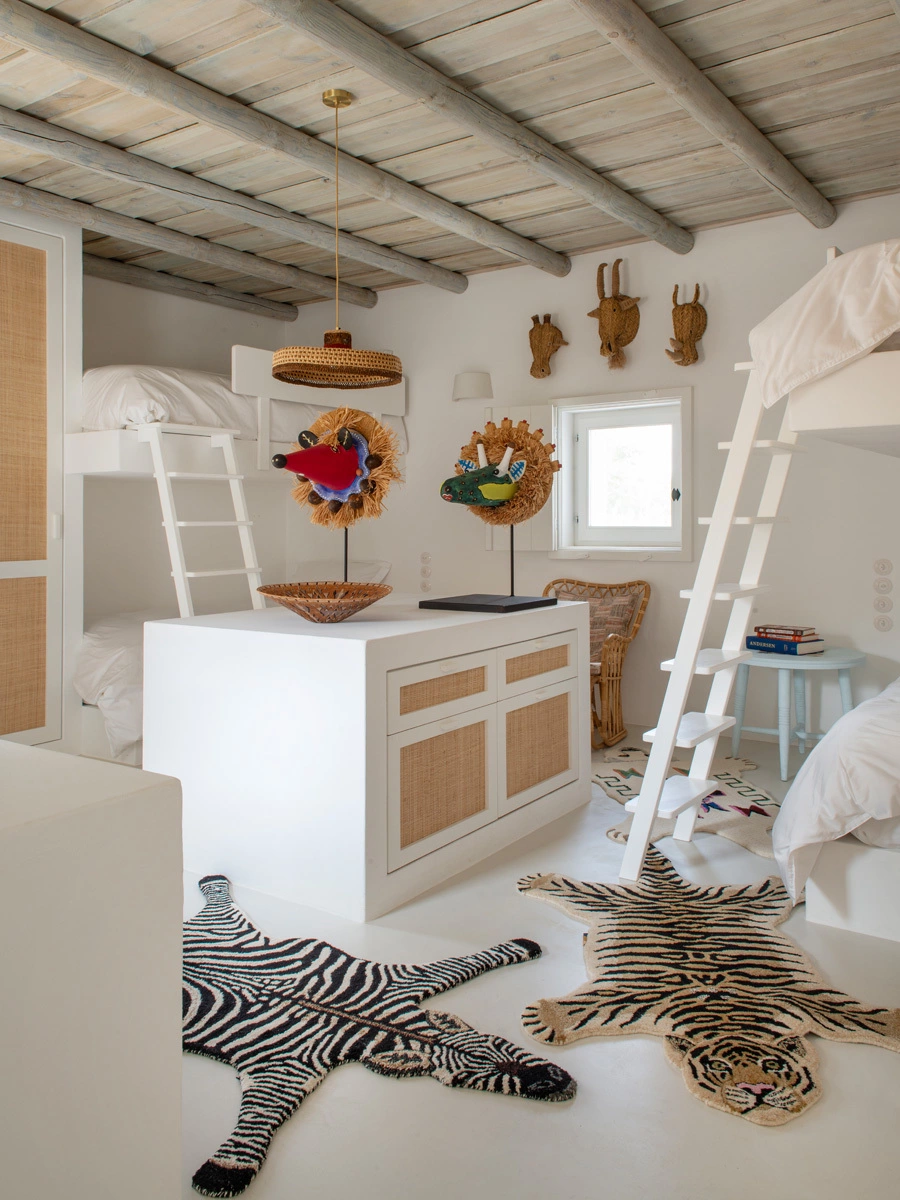 chambre enfant décoration rustique chic maison avec piscine Casa Montado Portugal