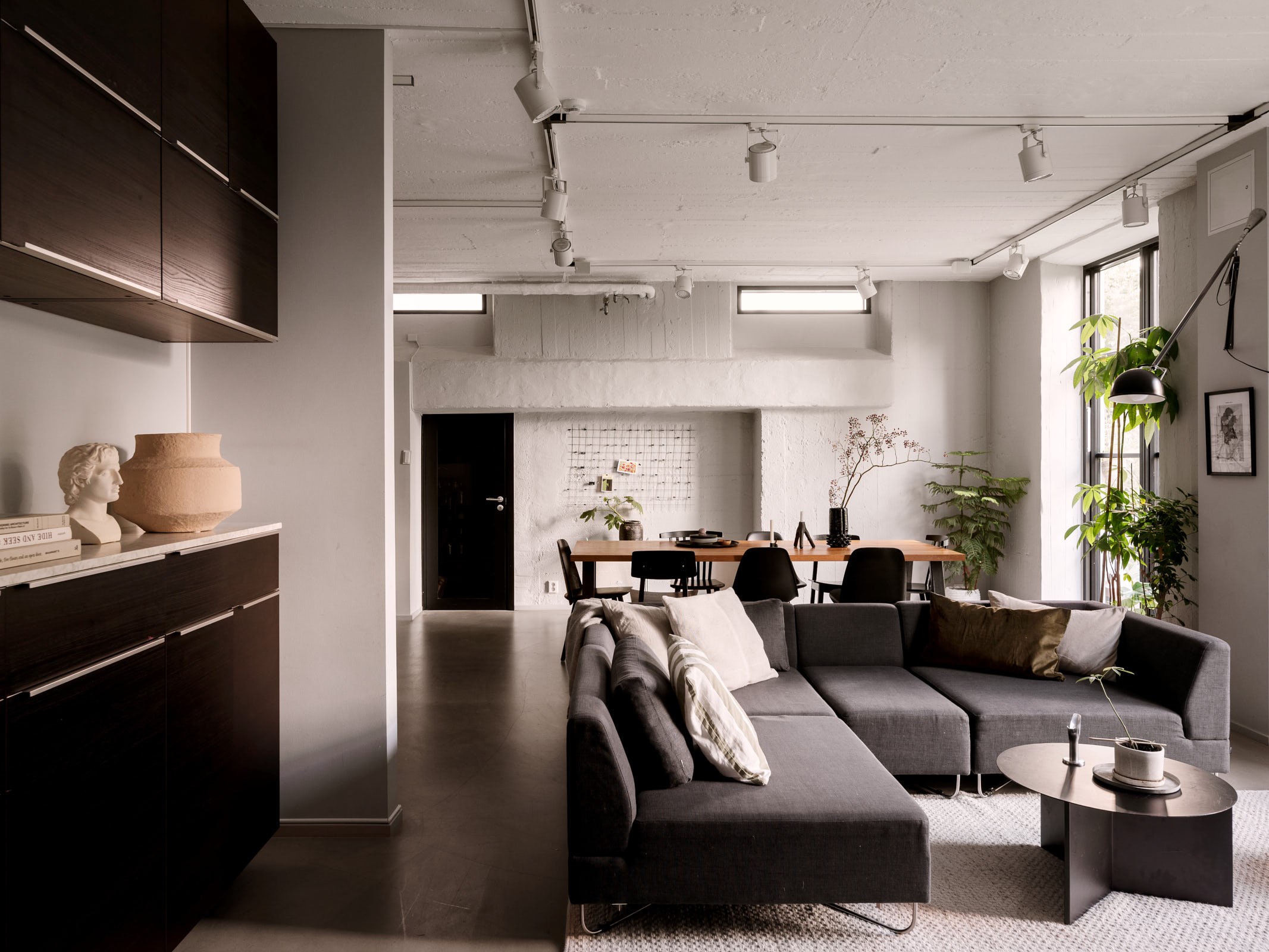 salon et cuisine appartement 155m2 décoration scandinave et industrielle salon et cuisine appartement 155m2 décoration scandinave et industrielle