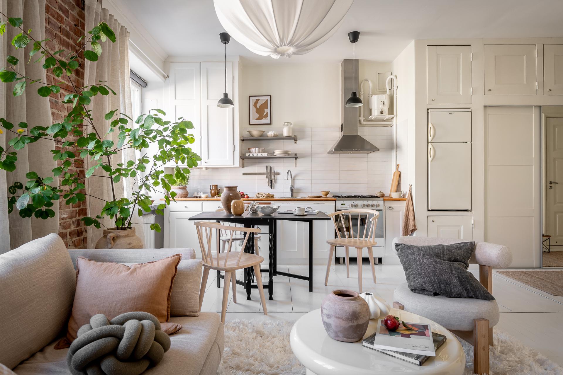 salon et cuisine studio 36m2 décoration scandinave salon et cuisine studio 36m2 décoration scandinave