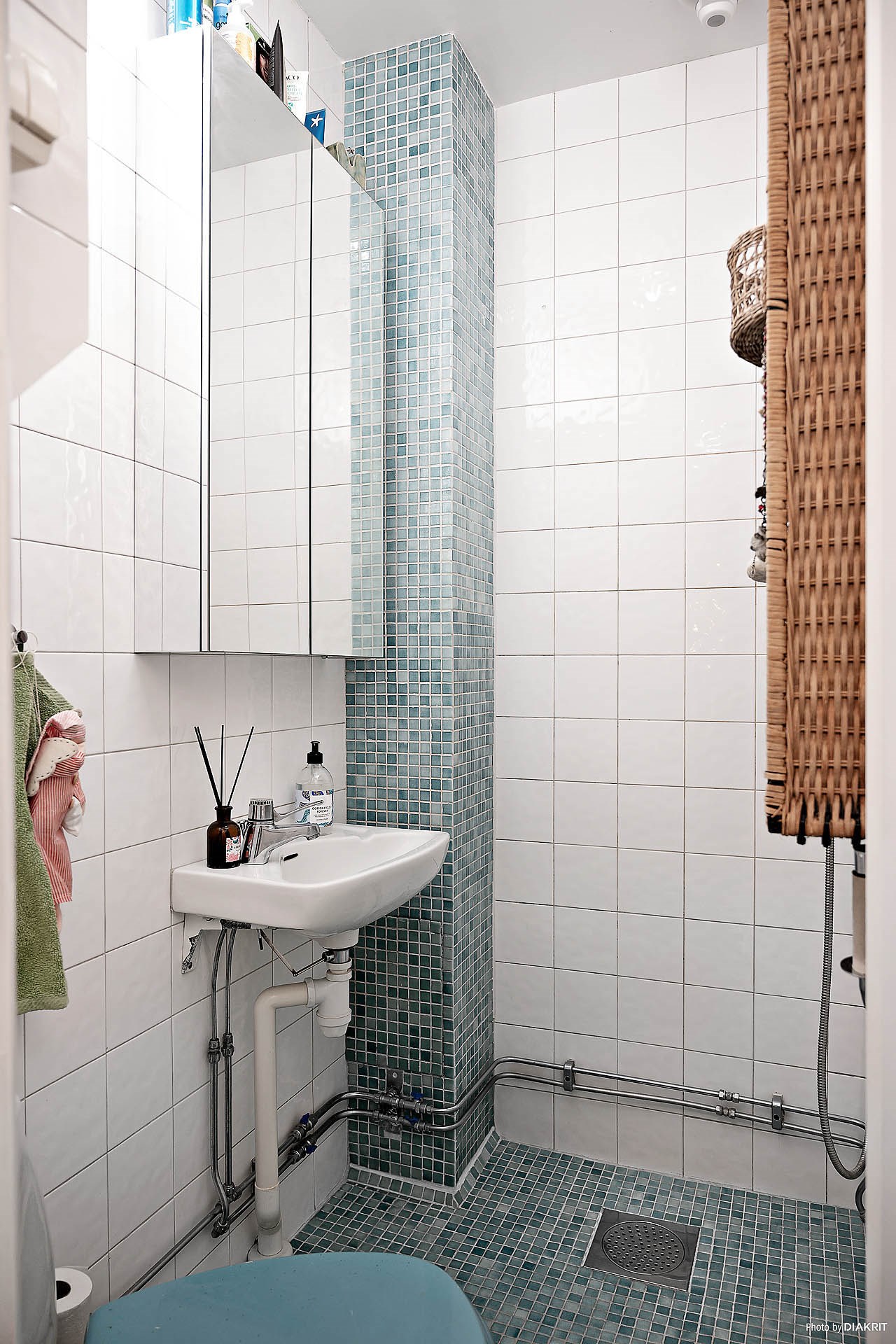 salle d salle d'eau avec douche sans paroie