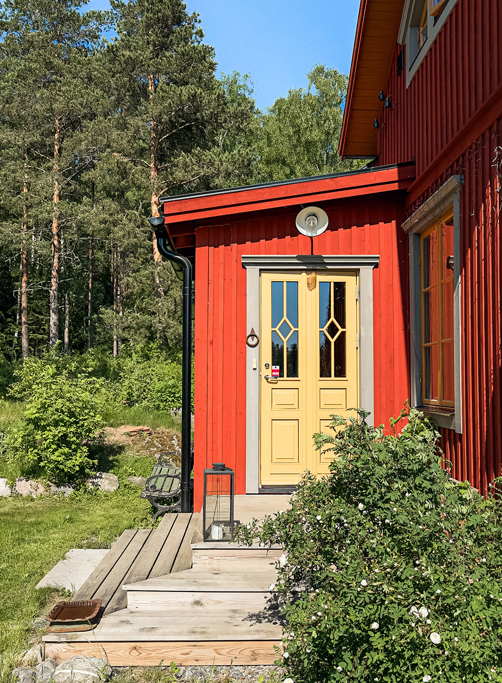 maison en bois rouge Suède maison en bois rouge Suède