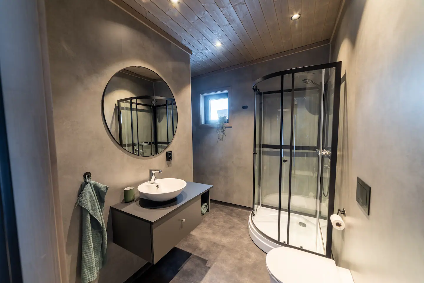 salle de bain design industriel petite maison Norvège salle de bain design industriel petite maison Norvège