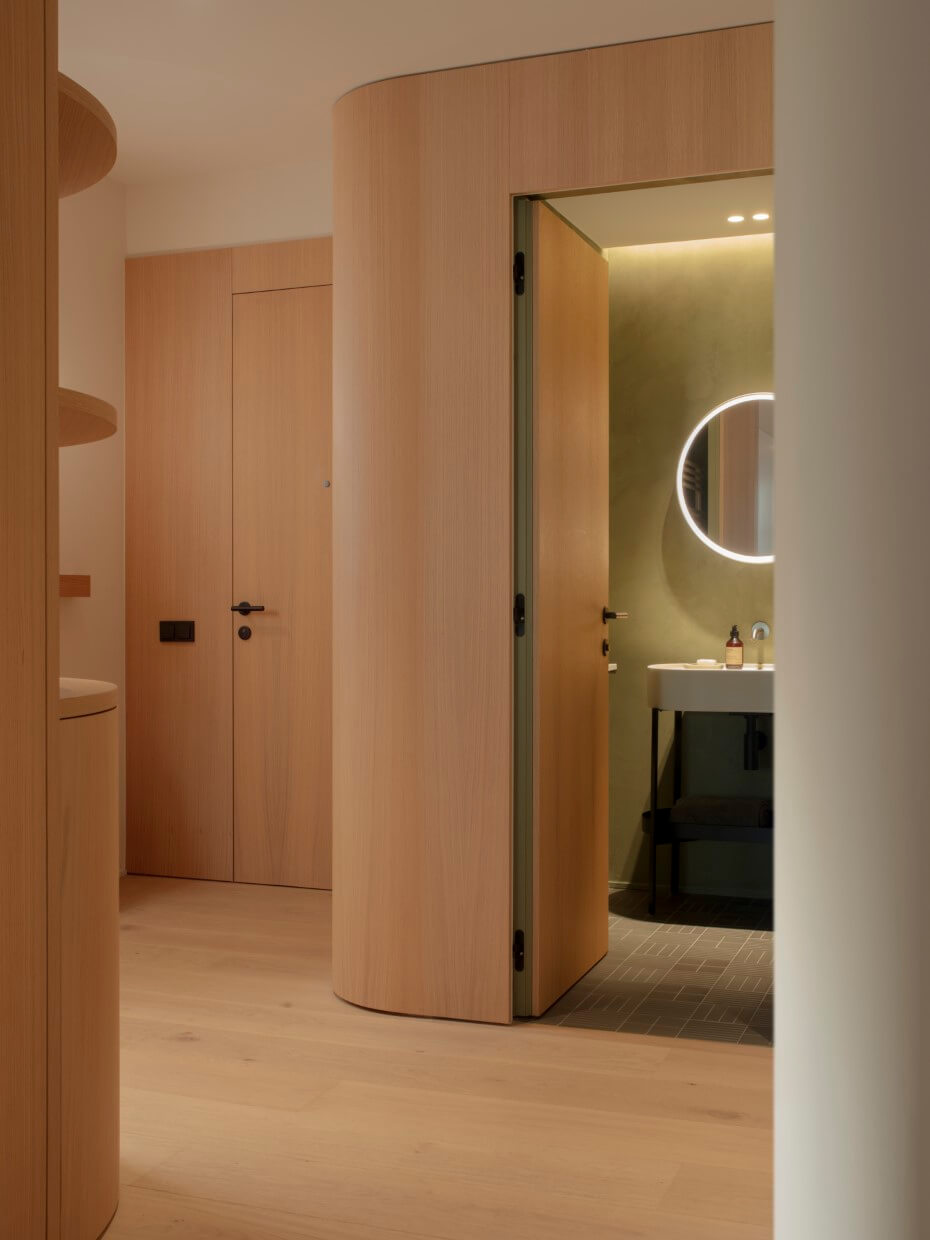 couloir avec meubles courbes couloir avec meubles courbes