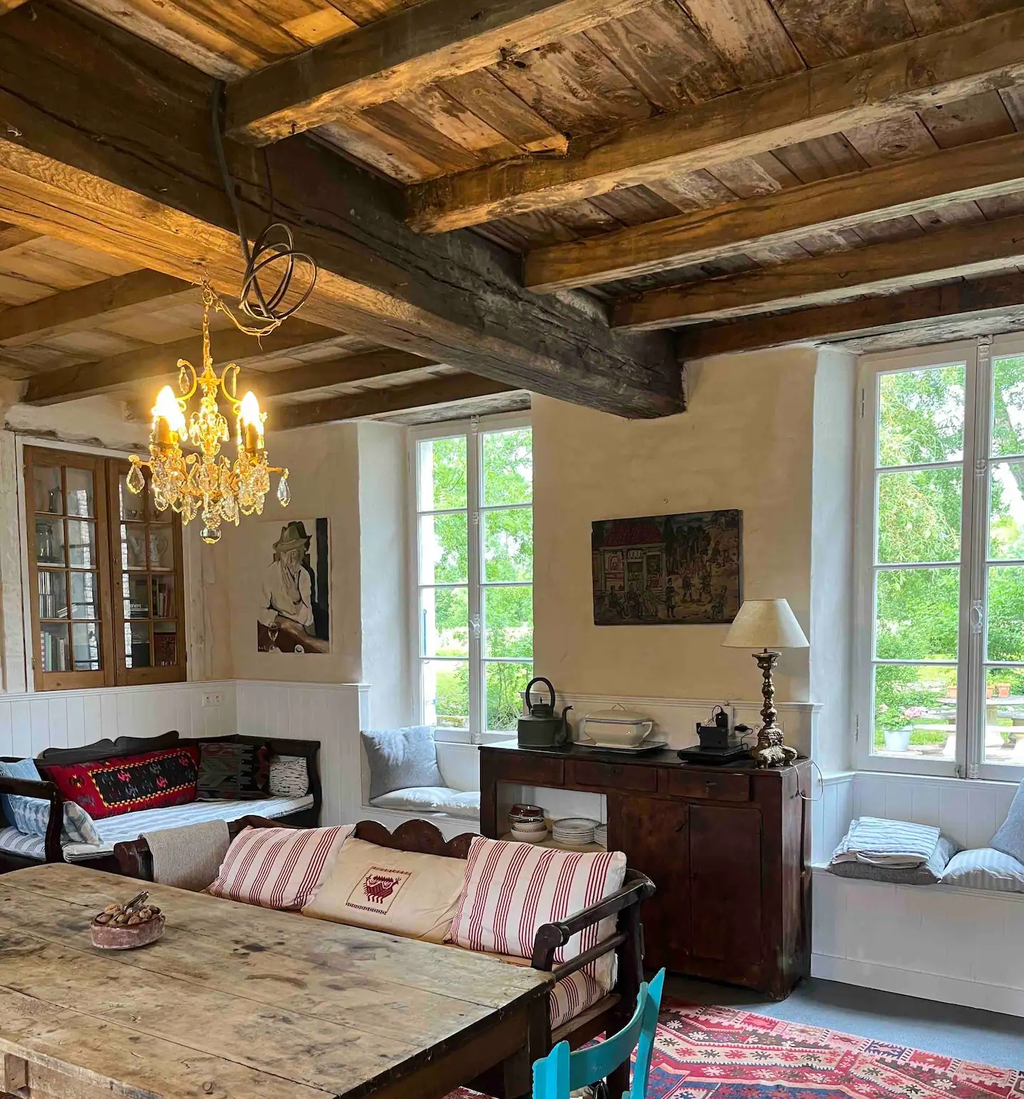 salle à manger avec poutres décoration rustique salle à manger avec poutres décoration rustique