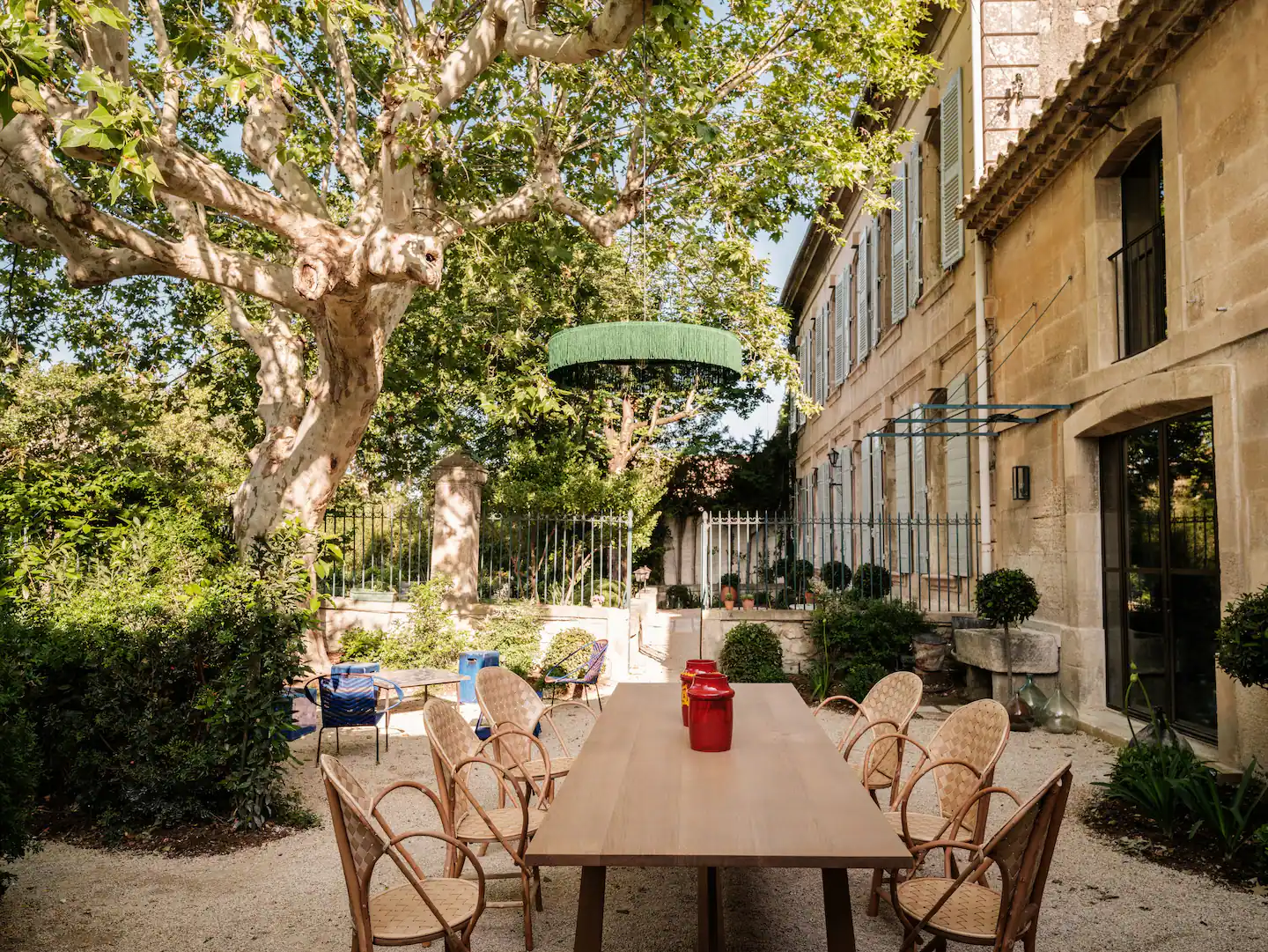 jardin gravillons maison Provence la Bastide des Chardons