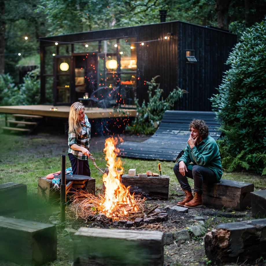 jardin avec brasero BushBox