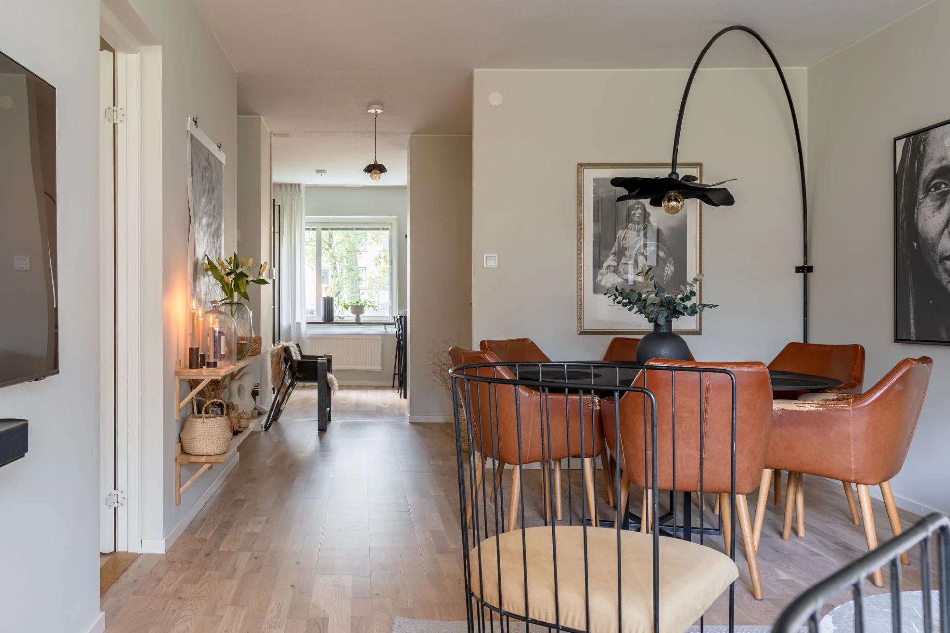 salon décoration contemporaine appartement 73m2
