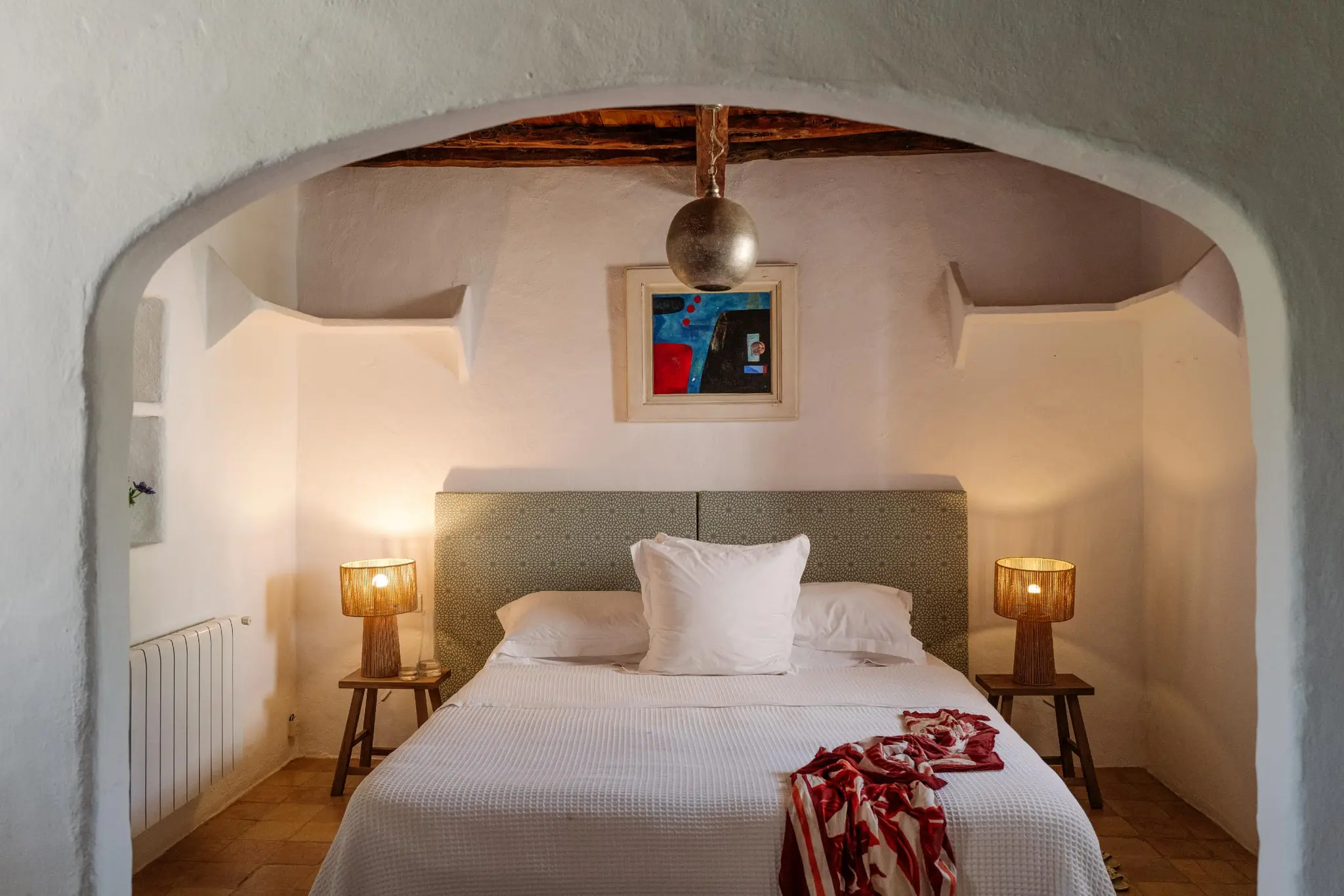 chambre avec ouverture cintrée