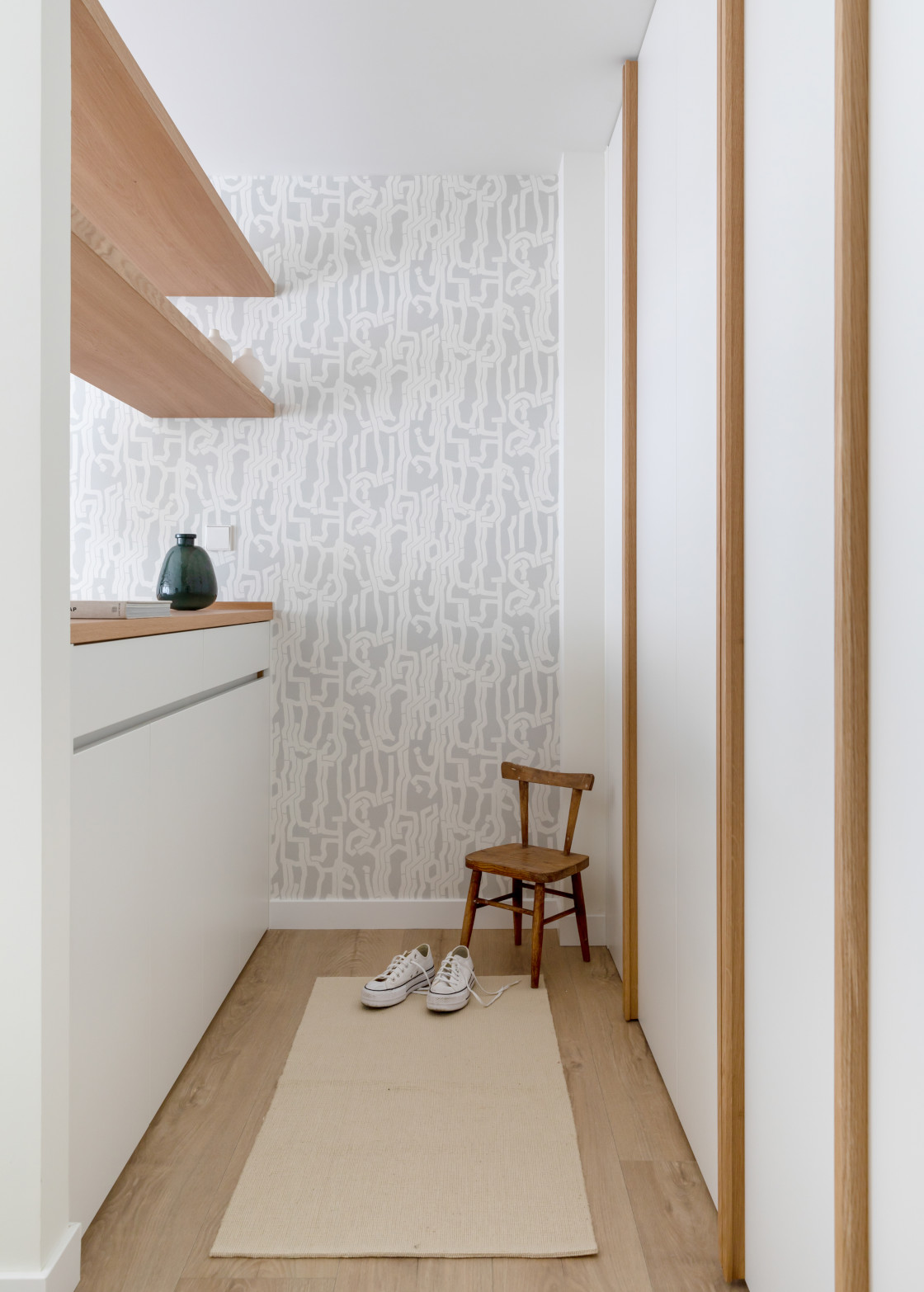 dressing ouvert décoration contemporaine appartement 81m2