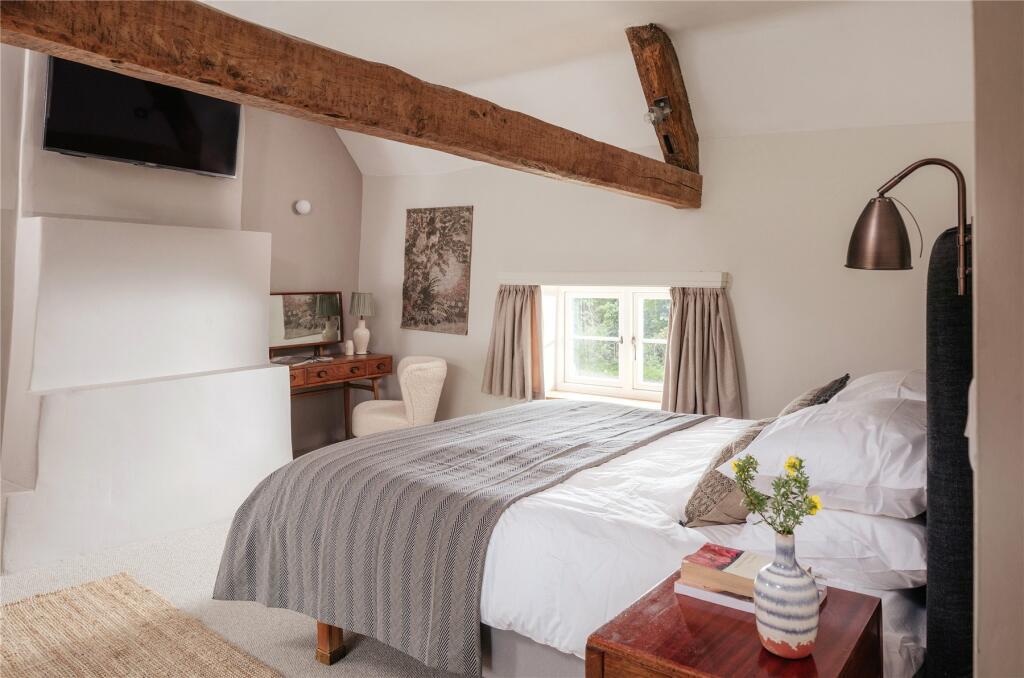 chambre avec poutres maison ancienne Cotswolds chambre avec poutres maison ancienne Cotswolds