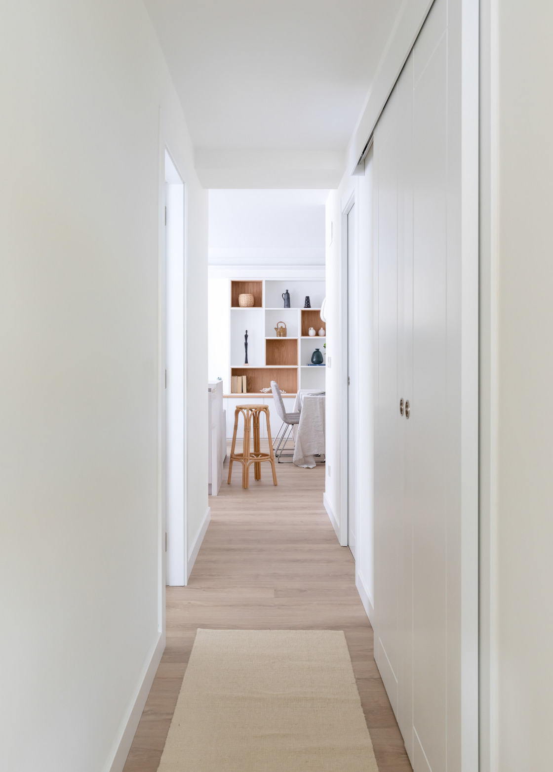 couloir avec parquet