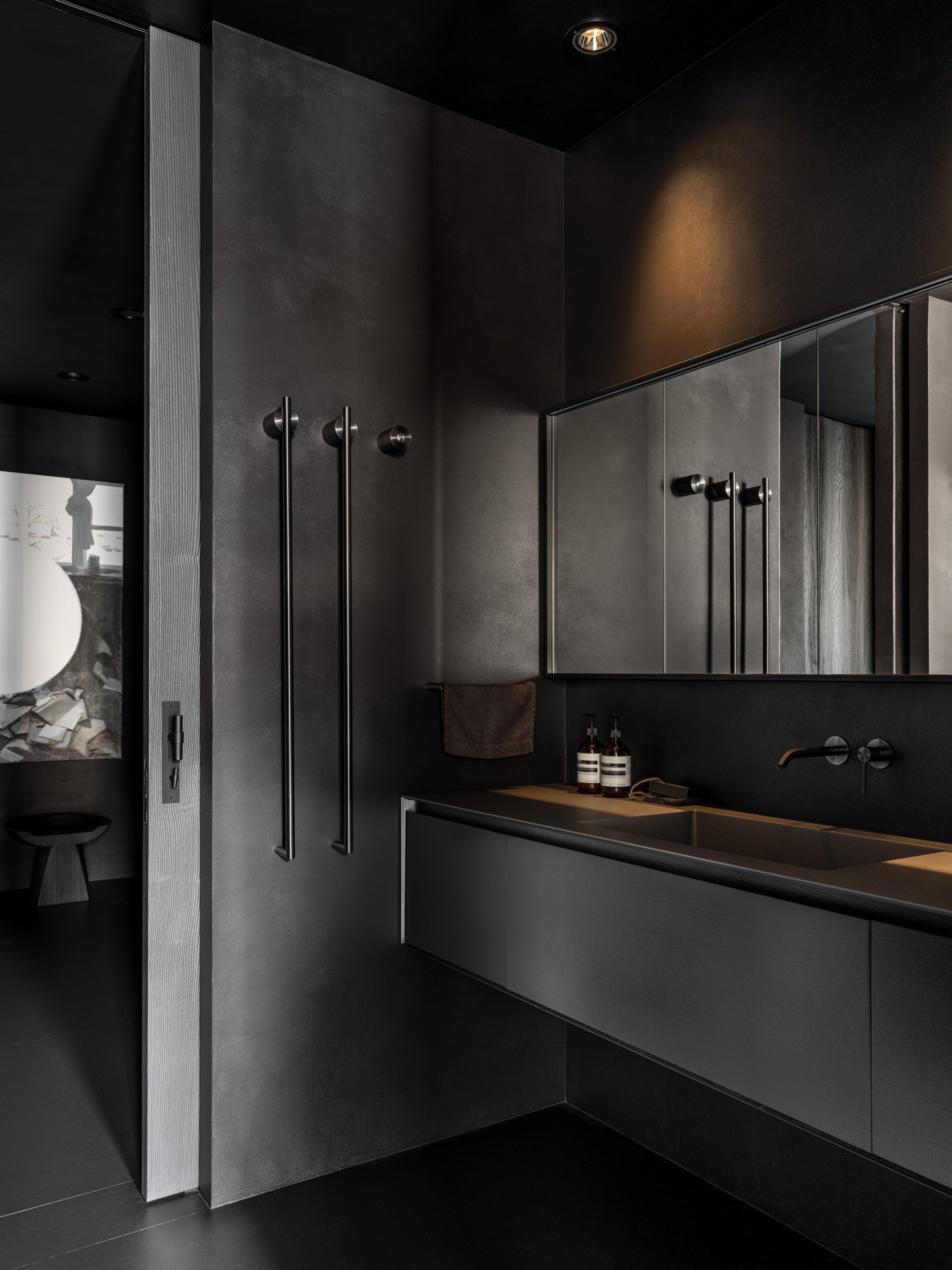 salle de bain design noire salle de bain design noire