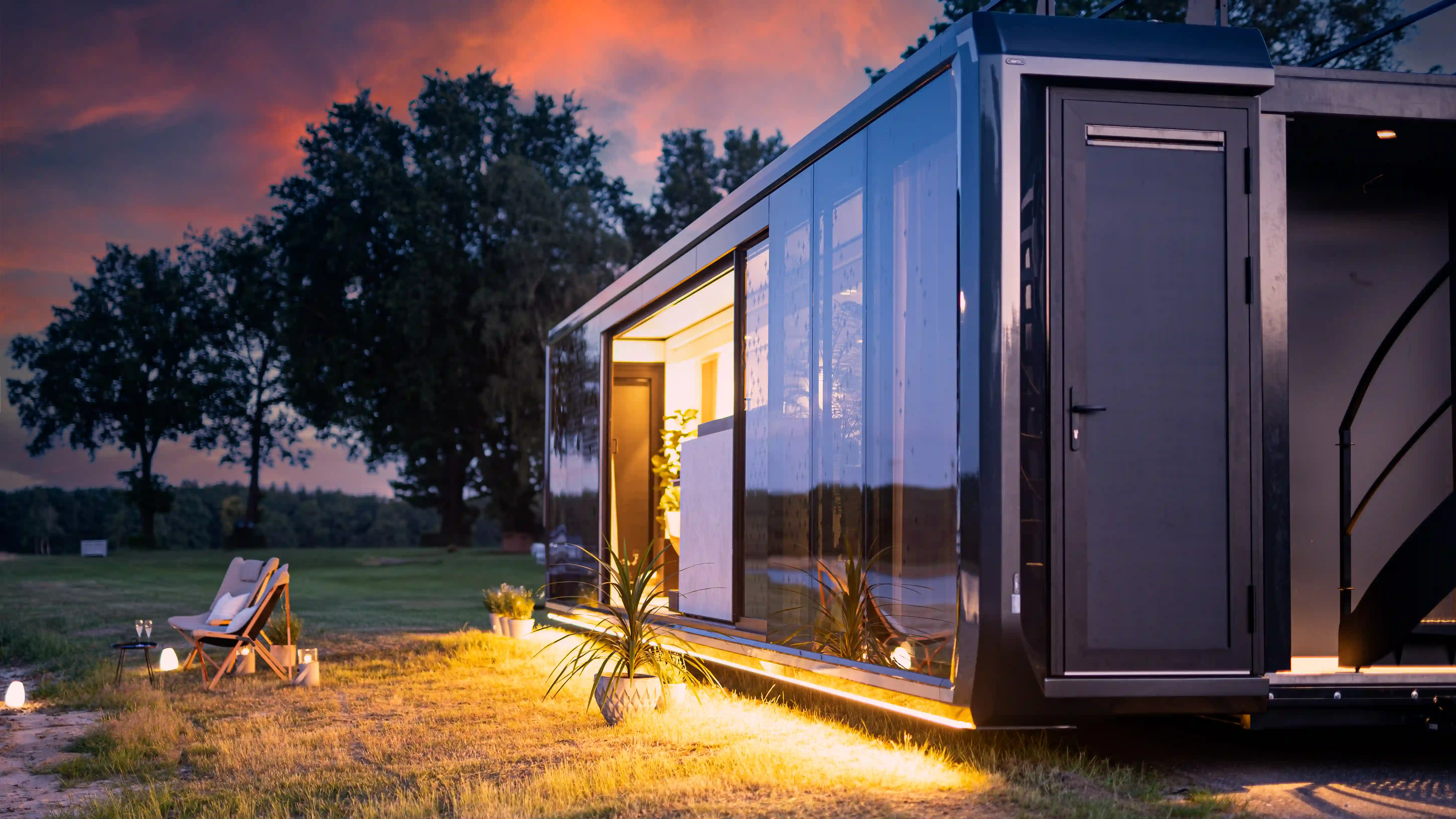 tiny house contemporaine 60m2 Expandable Trailers tiny house contemporaine 60m2 Expandable Trailers