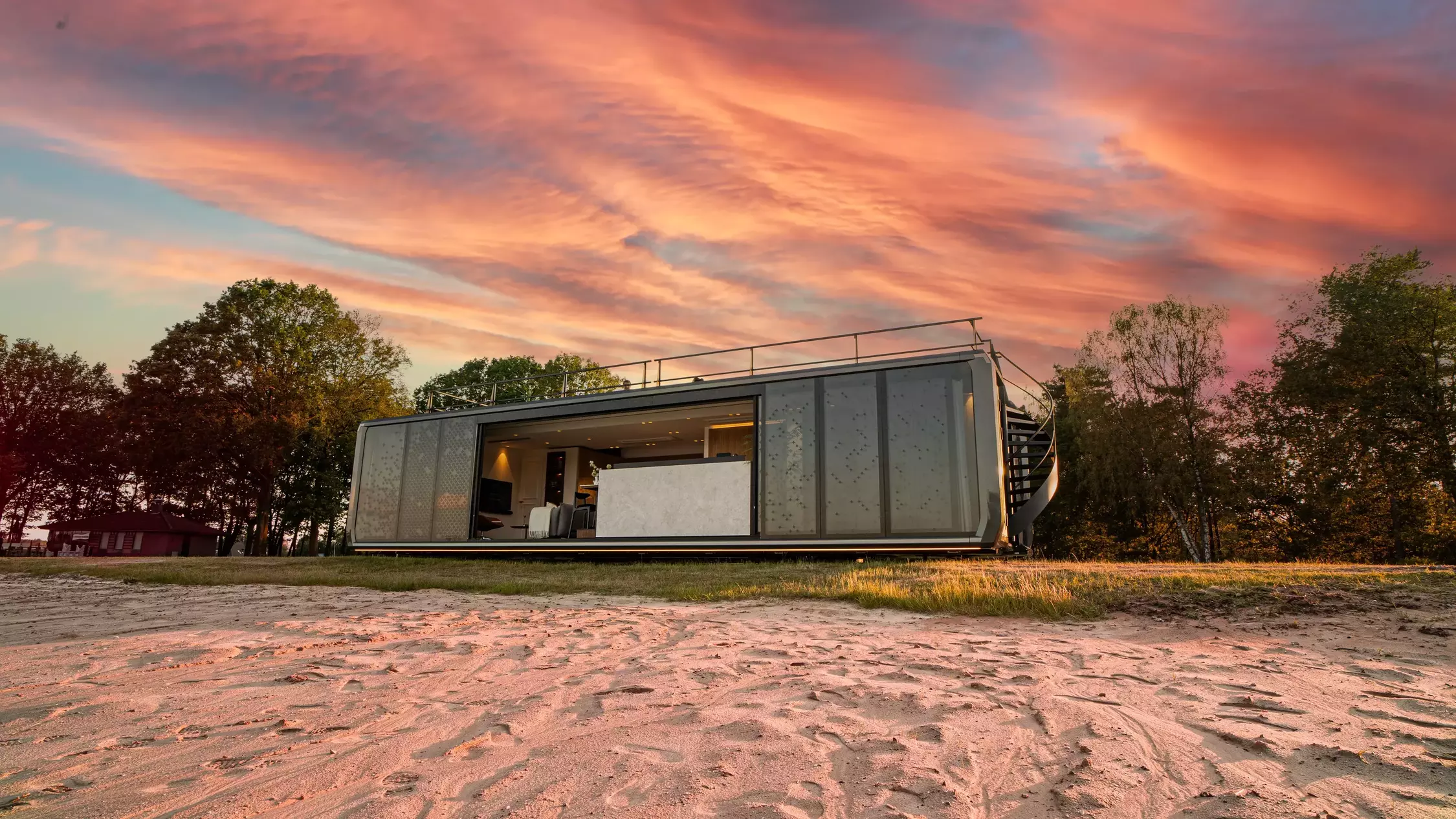 tiny house contemporaine 60m2 Expandable Trailers tiny house contemporaine 60m2 Expandable Trailers
