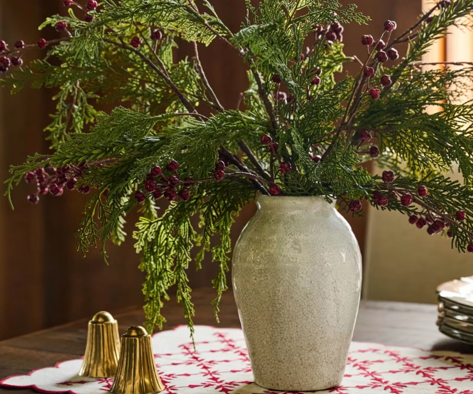 table cuisine avec vase