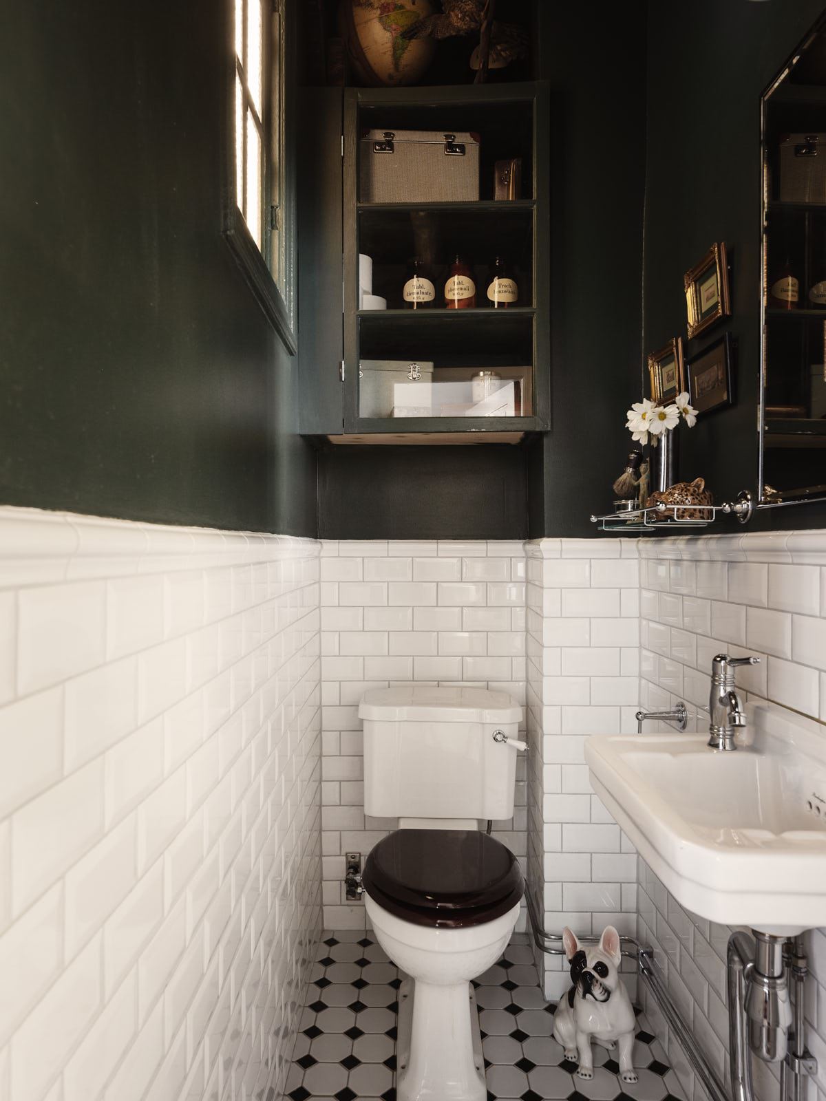 toilettes appartement duplex 68m2 décoration scandinave et vintage