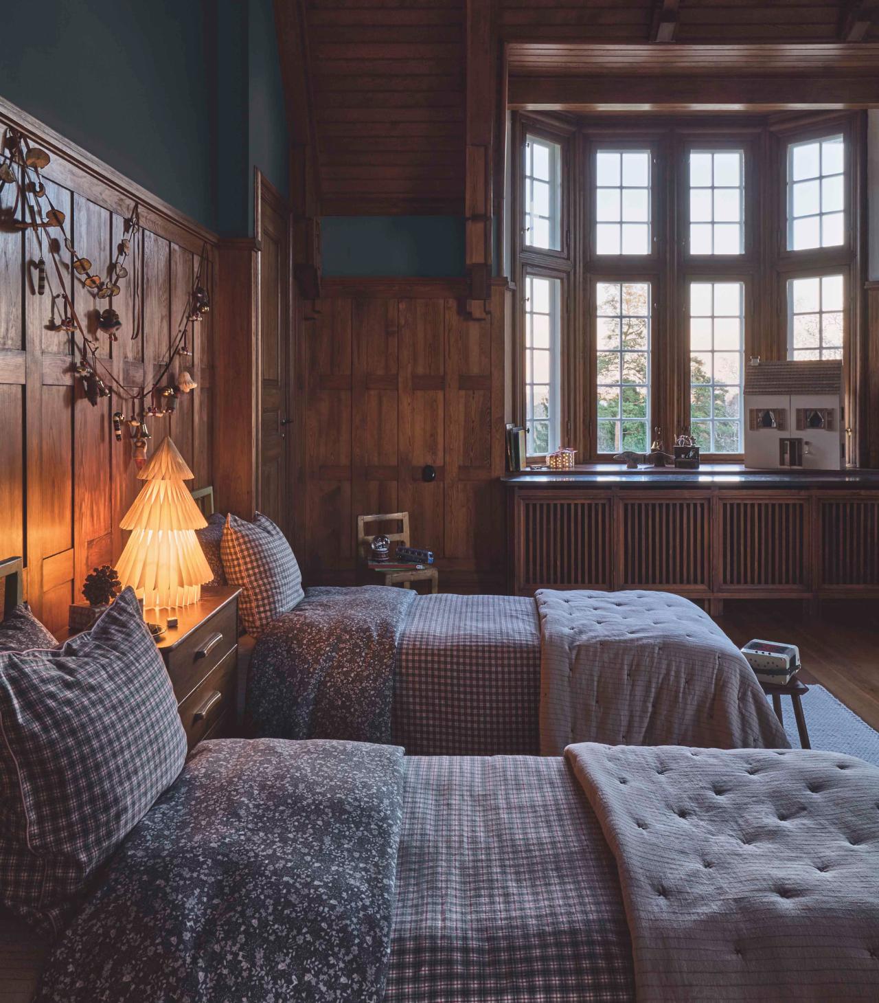 chambre à deux lits style rustique chambre à deux lits style rustique