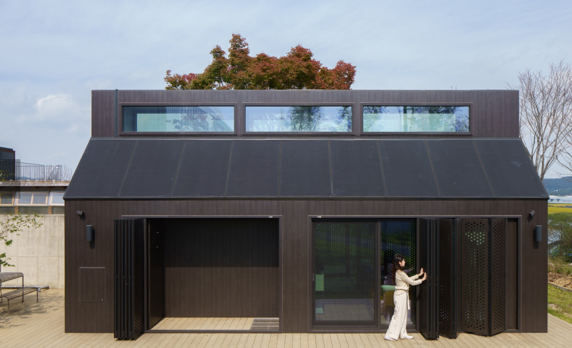 petite maison préfabriquée 34m2 Smart Cottage par LG petite maison préfabriquée 34m2 Smart Cottage par LG